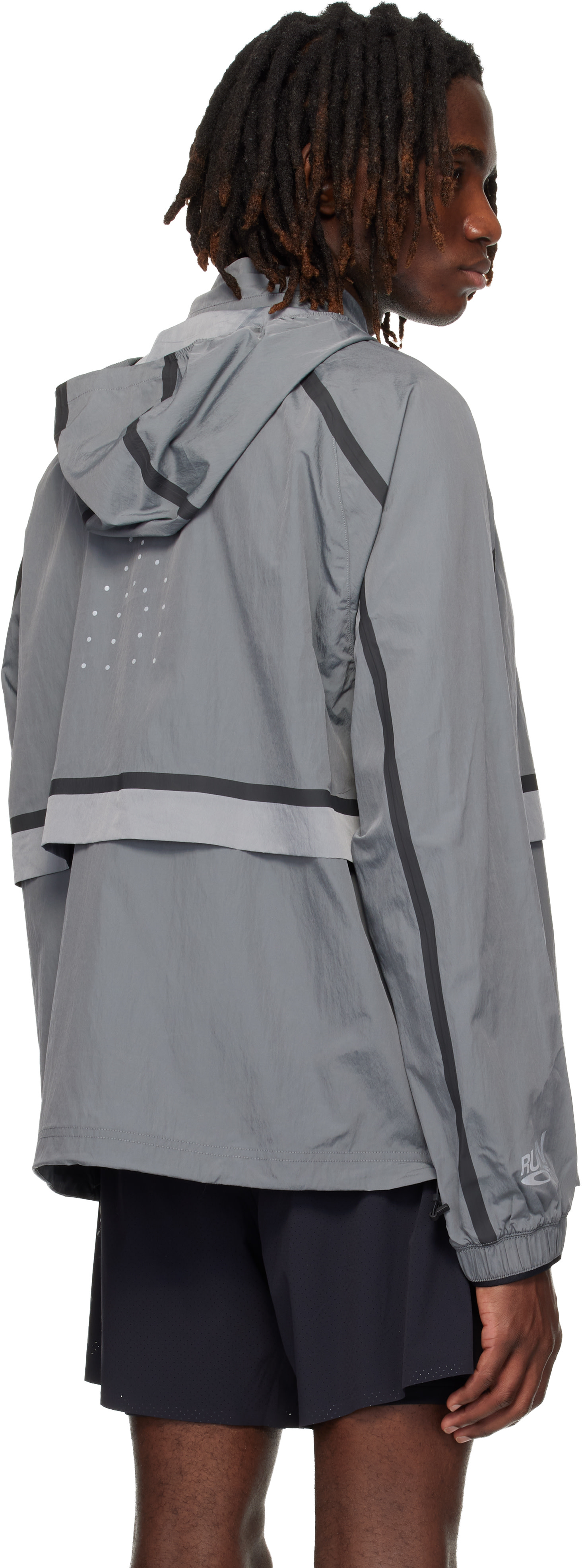 On - Blouson de course Performance Volt gris