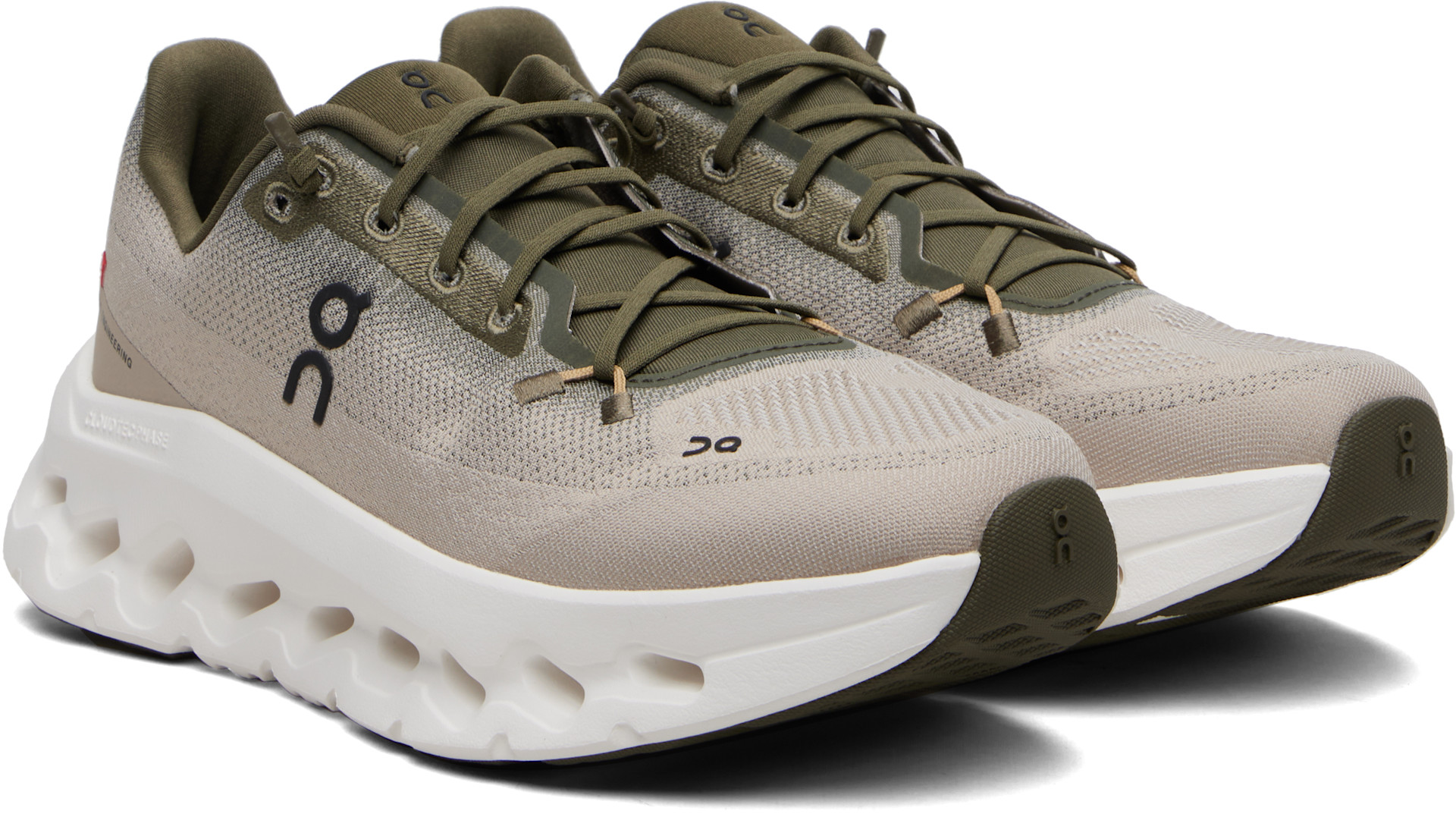 On - Beige Cloudtilt Sneakers