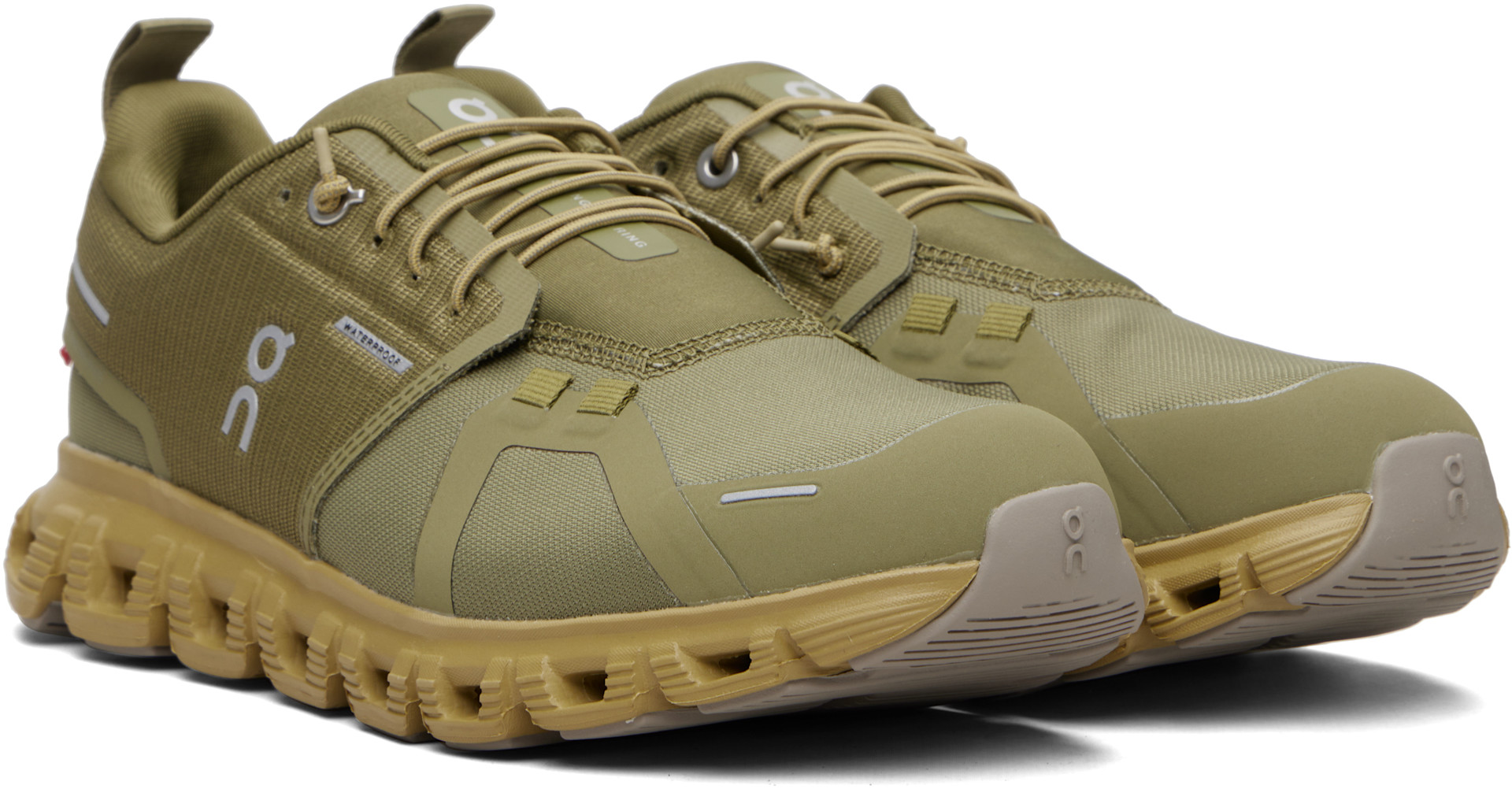 On - Baskets imperméables Cloud 6 vertes