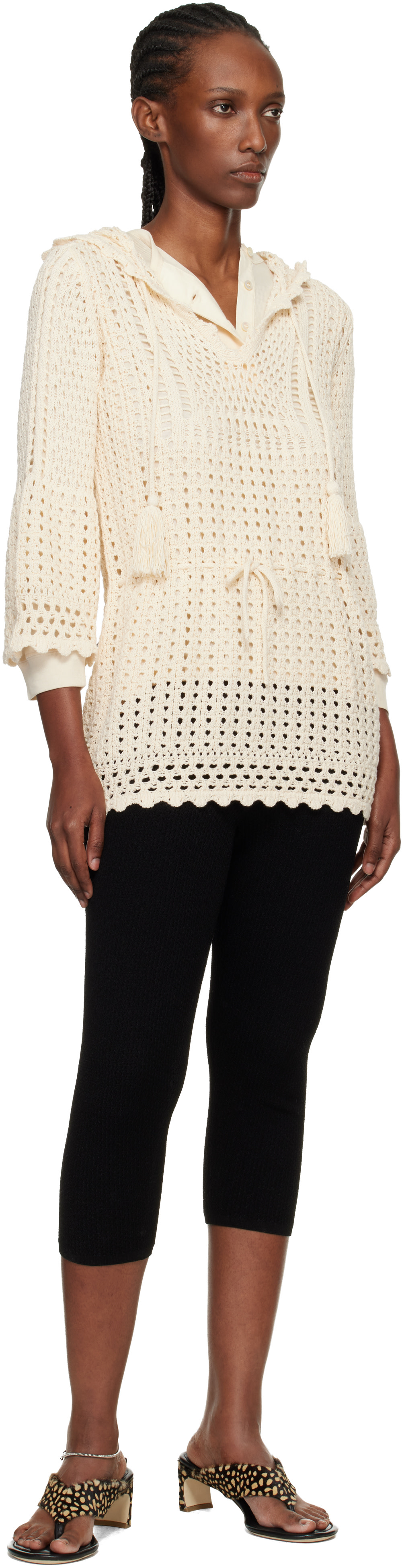 Isabel Marant Etoile: Off-White Zaelle Summer Crochet Knit