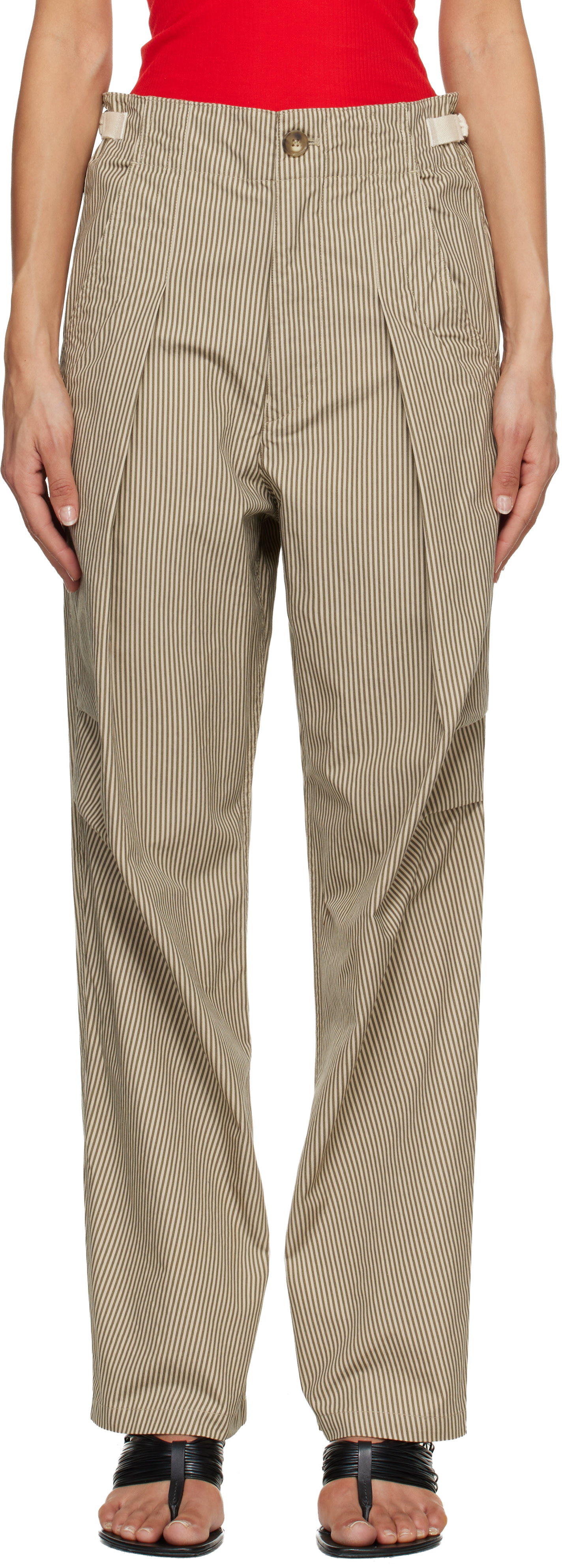 Isabel Marant Etoile - Pantalon Ceryne beige