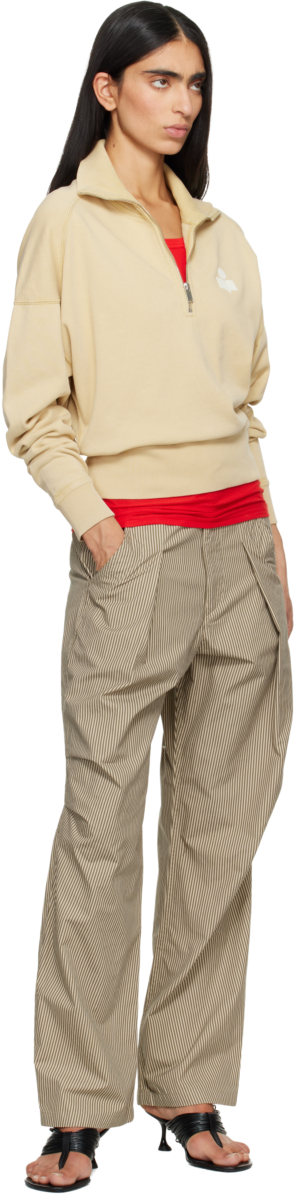 Isabel Marant Etoile - Pantalon Ceryne beige