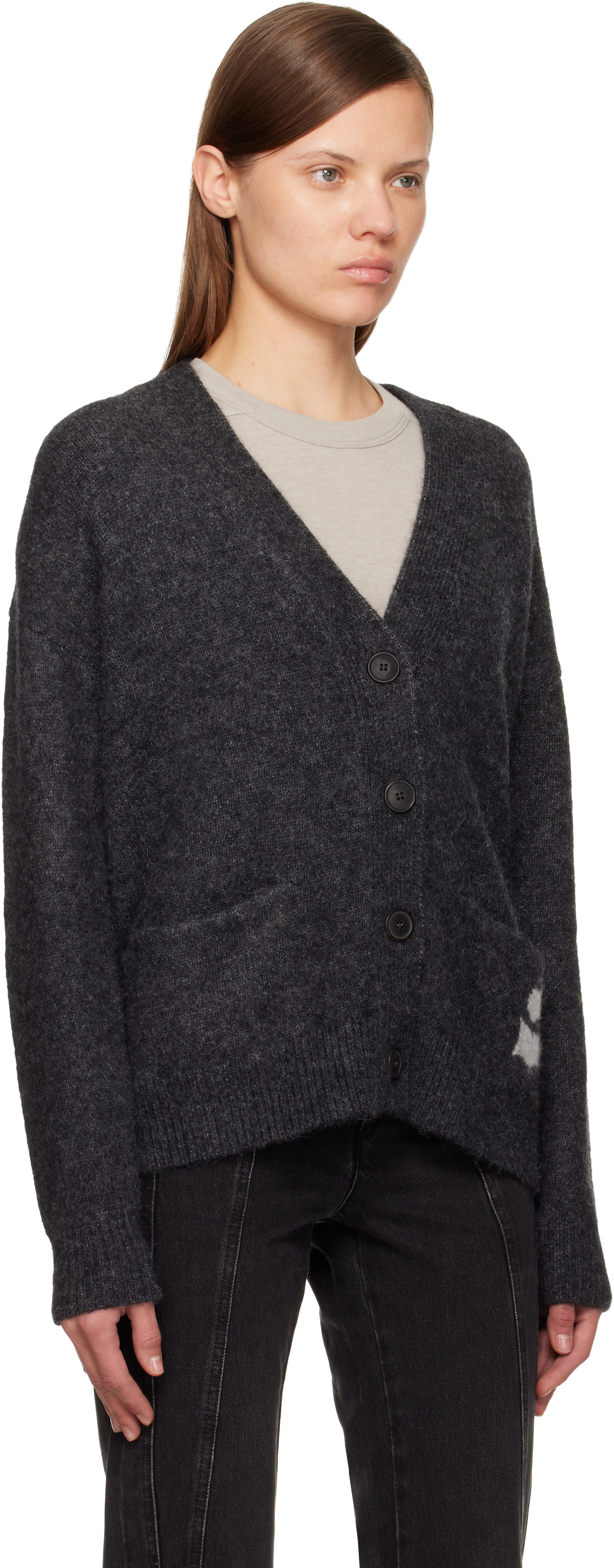 Isabel Marant Etoile - Cardigan Eborah gris