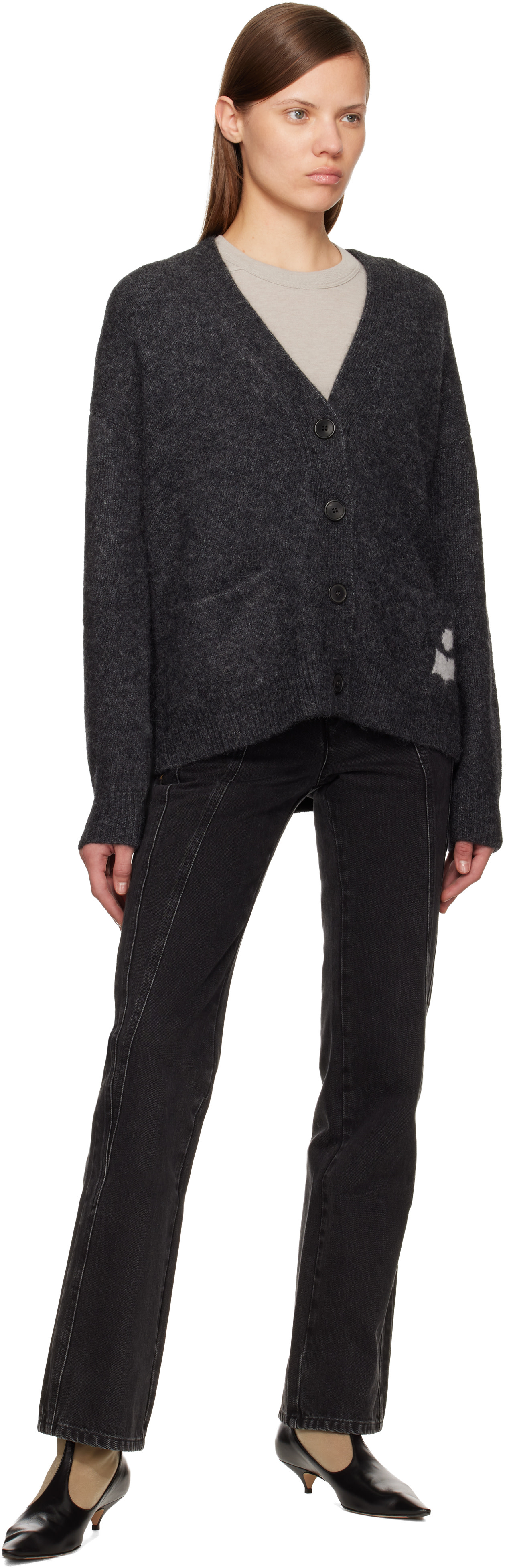 Isabel Marant Etoile - Cardigan Eborah gris