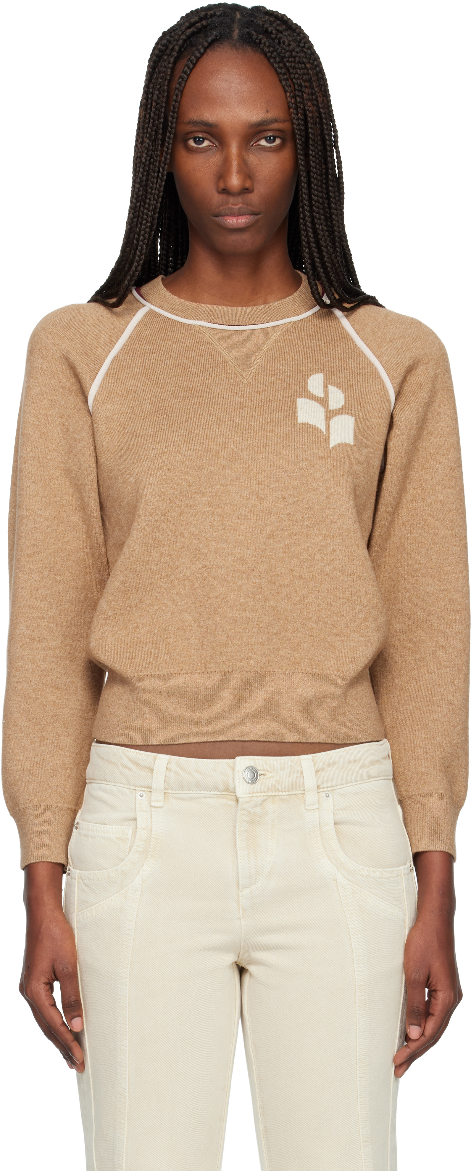 Isabel Marant Etoile - Pull Loriby brun clair
