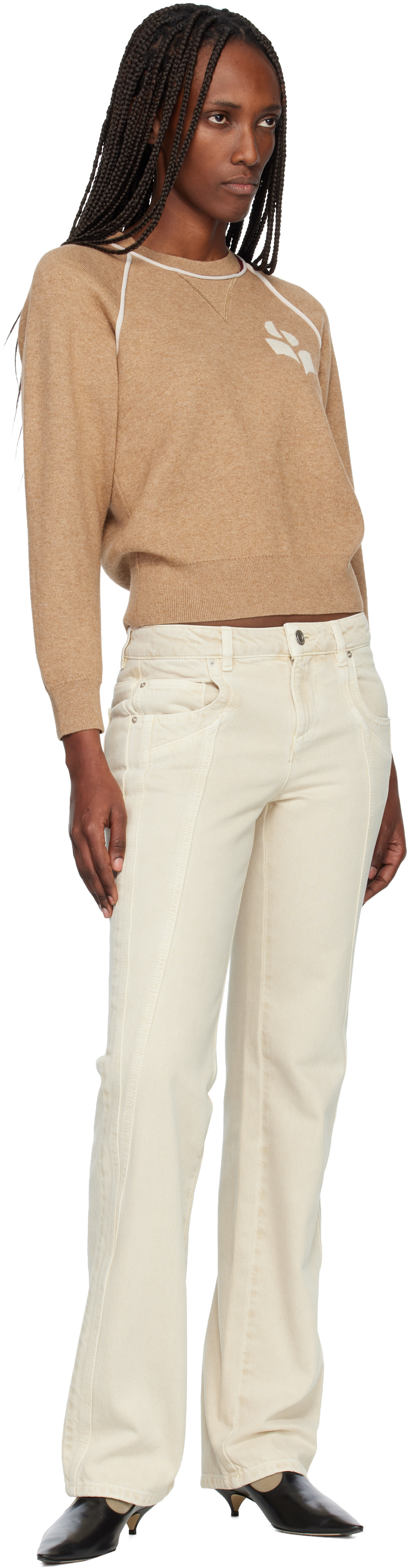 Isabel Marant Etoile - Pull Loriby brun clair