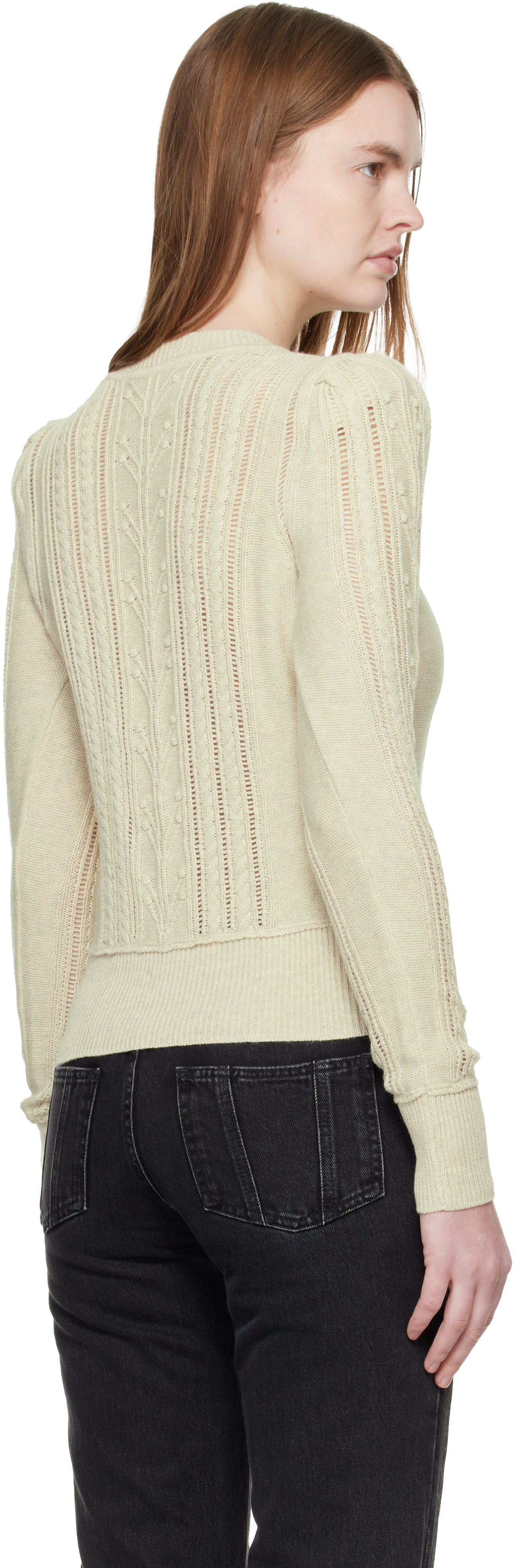 Isabel Marant Etoile - Pull Kayln blanc cassé