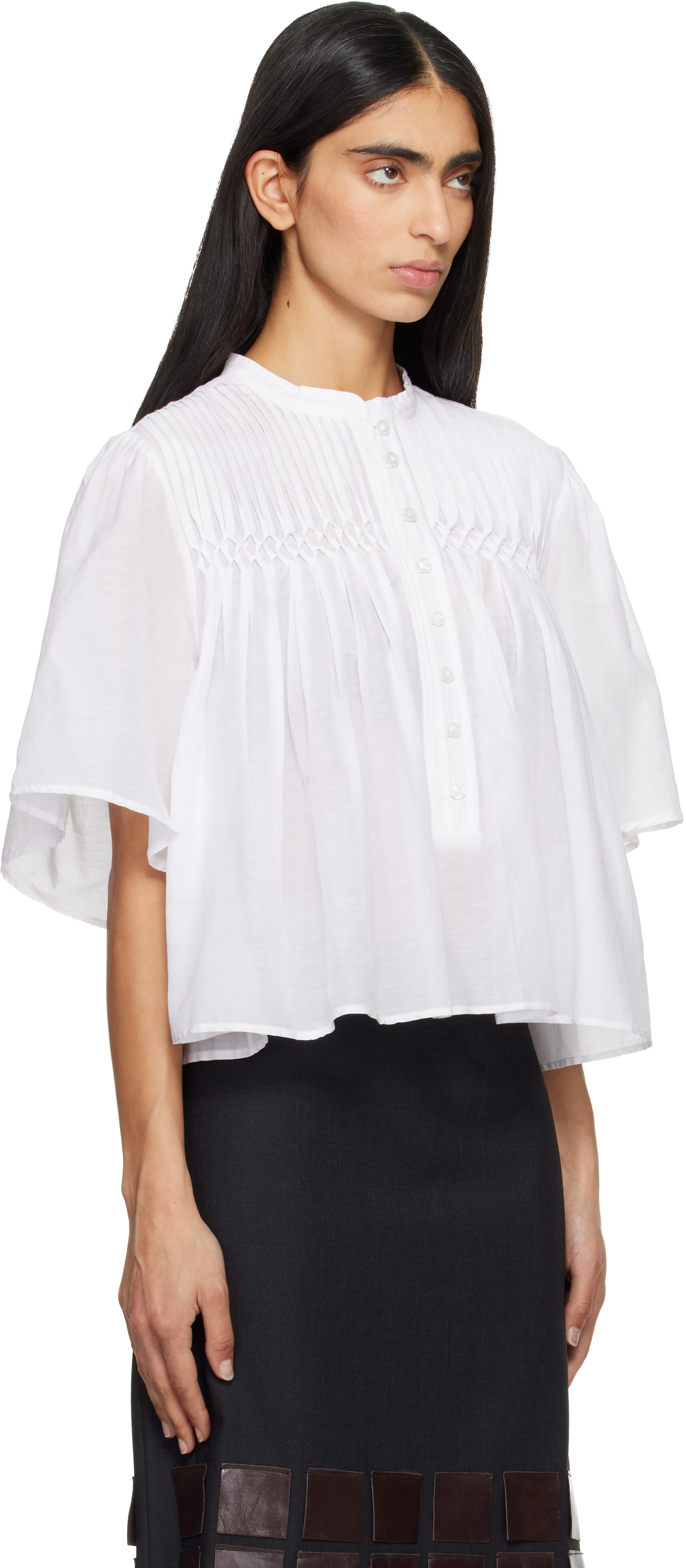 ISABELMALANT ETOILE トップス　ブラウス Isabel Marant Etoile: White Destiny Blouse | SSENSE