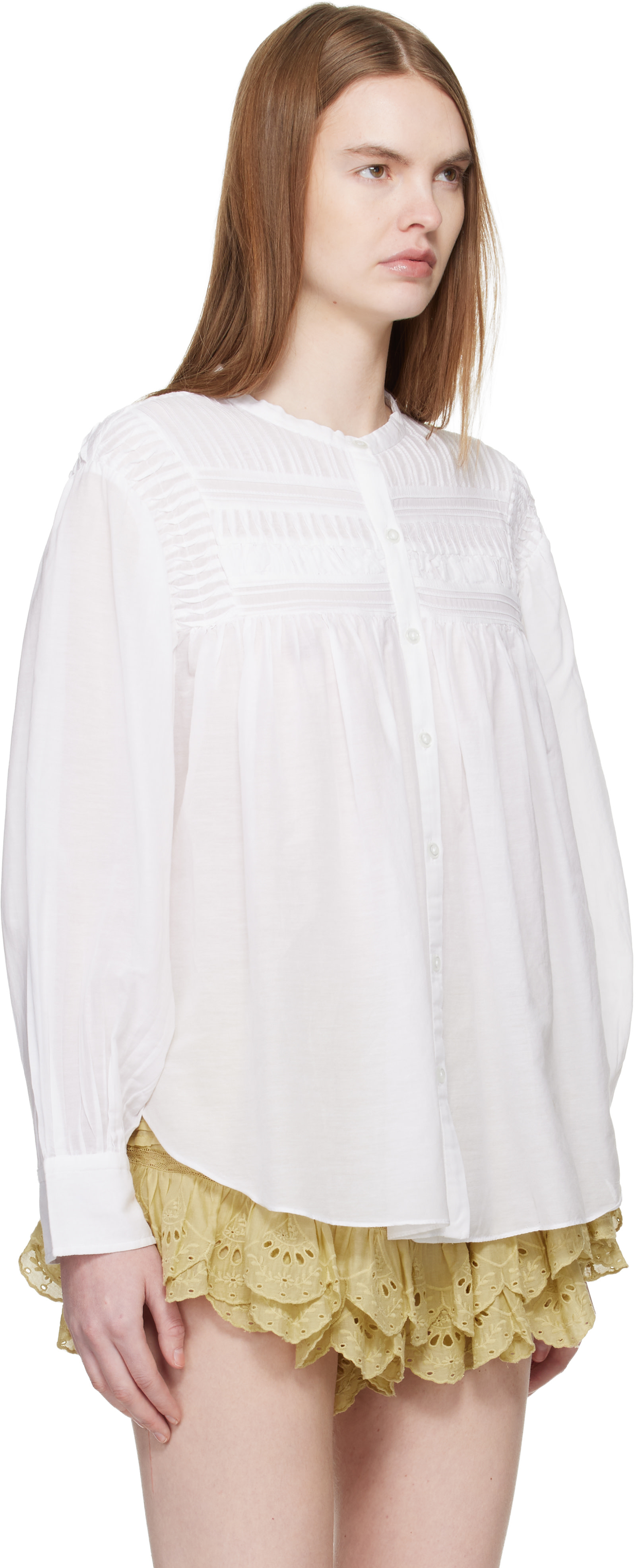 ISABEL MARANT ETOILE コットンボイルブラウス ISABEL MARANT(イザベル マラン)Etoile PLALIA コットンボイルバンド