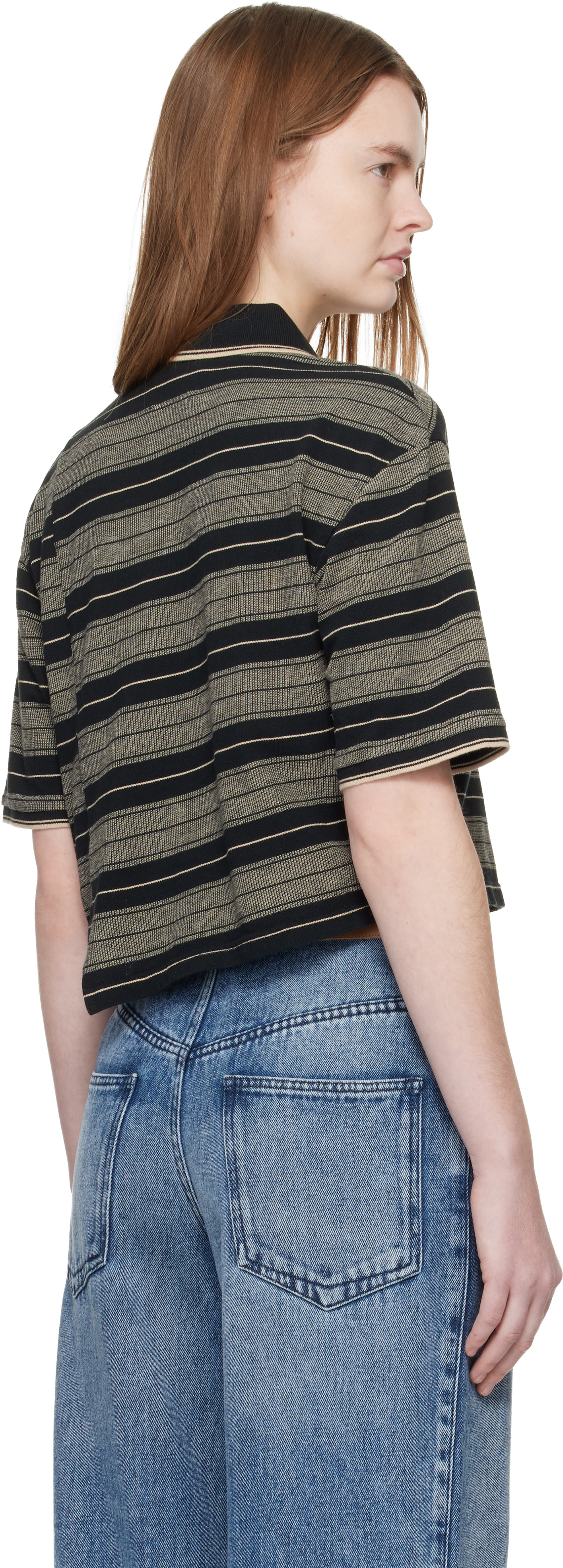 Isabel Marant Etoile: Black Isalyne Polo | SSENSE