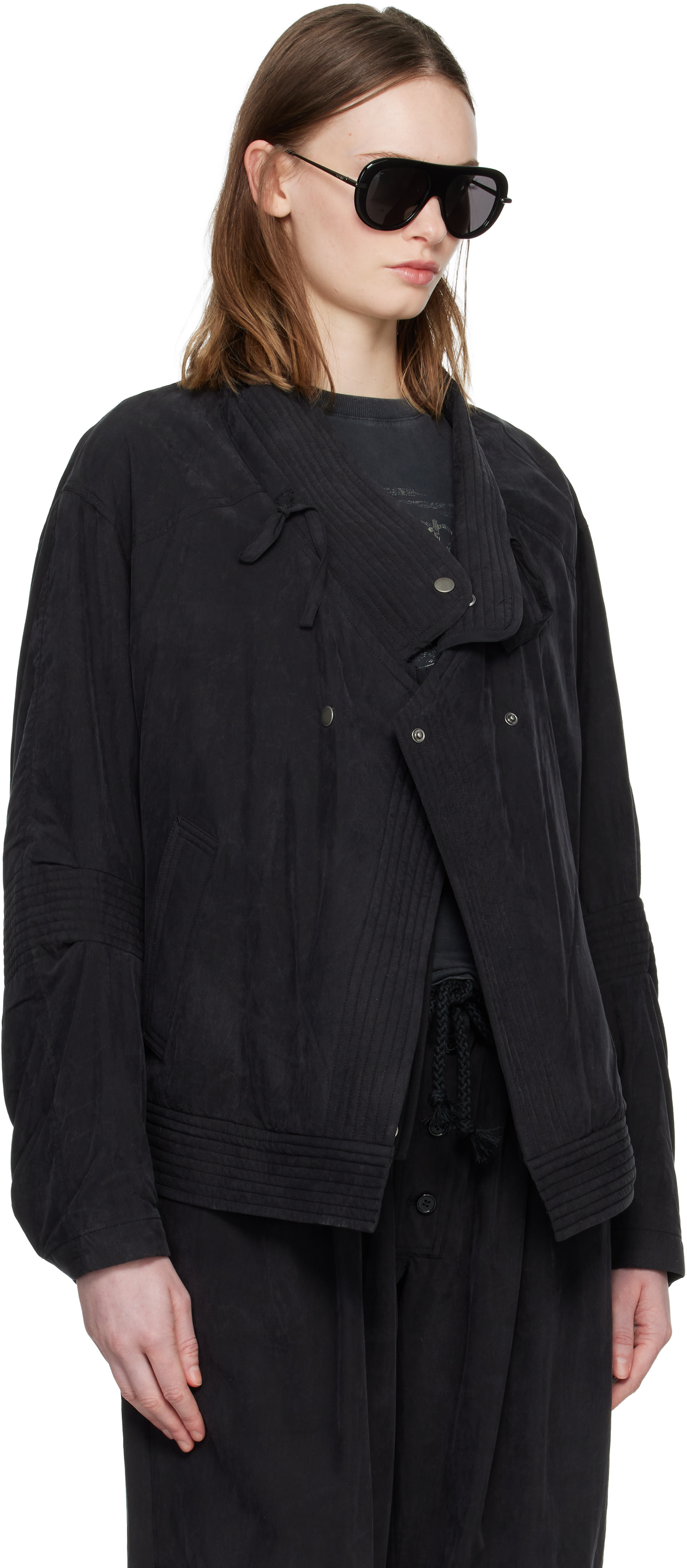 Isabel Marant: Black Theresa Jacket | SSENSE Denmark