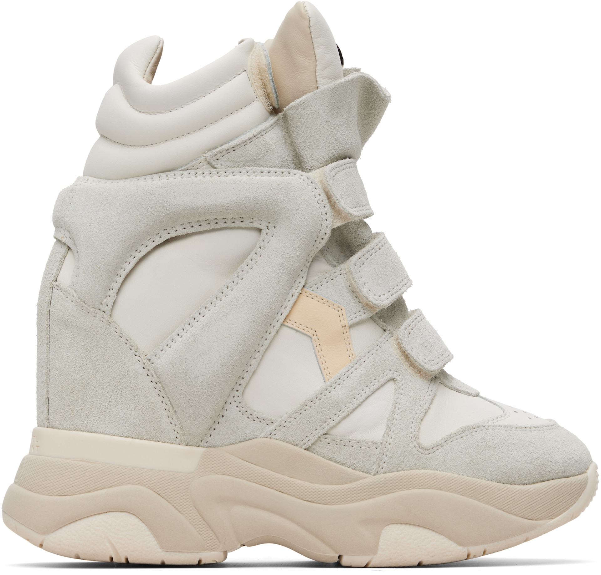 Isabel Marant - Baskets Balskee blanc et gris