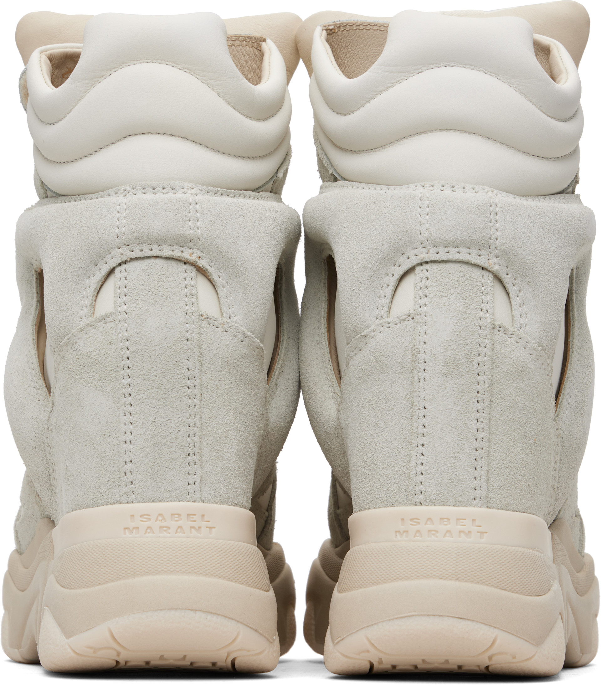 Isabel Marant - Baskets Balskee blanc et gris