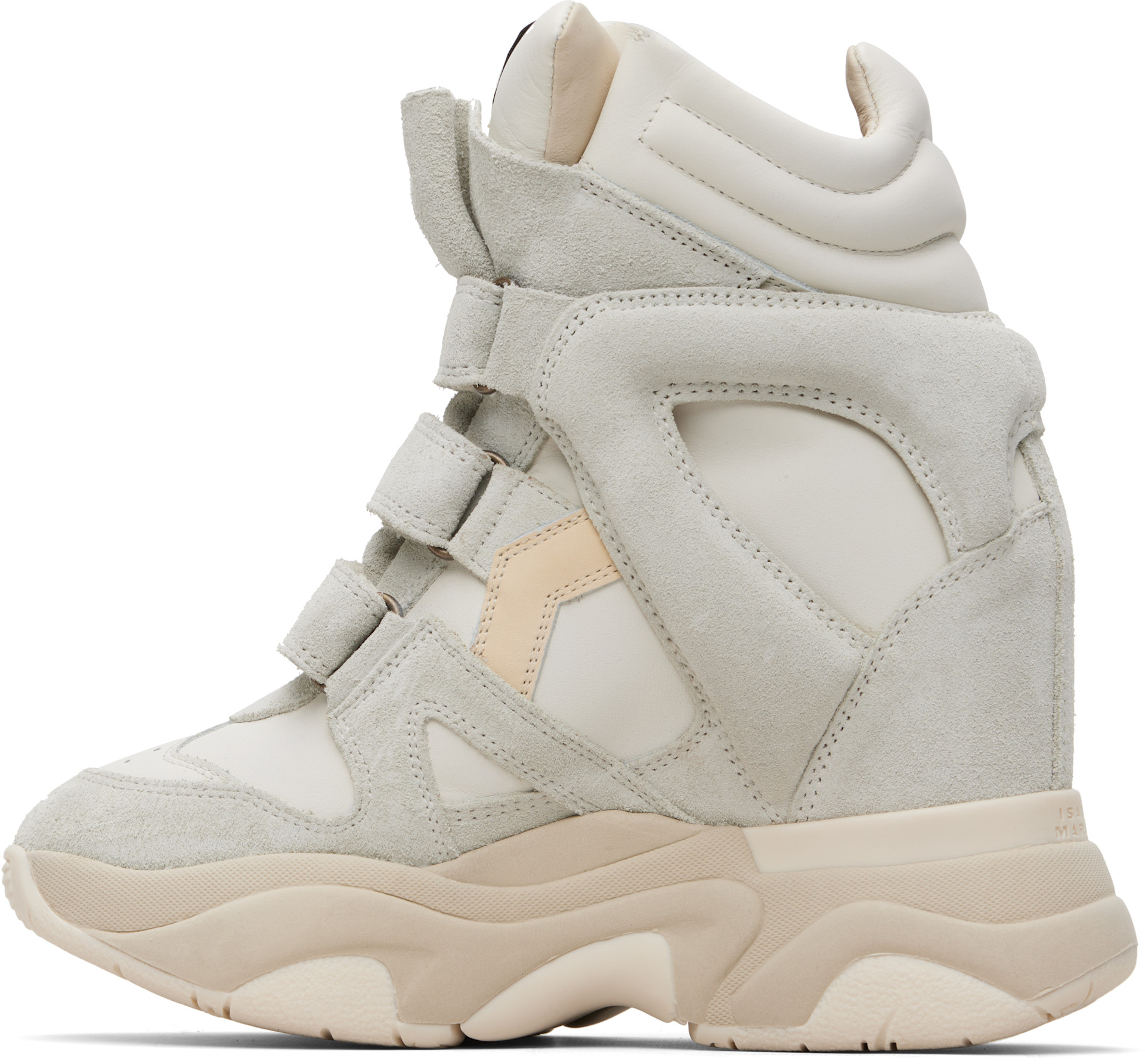 Isabel Marant - Baskets Balskee blanc et gris