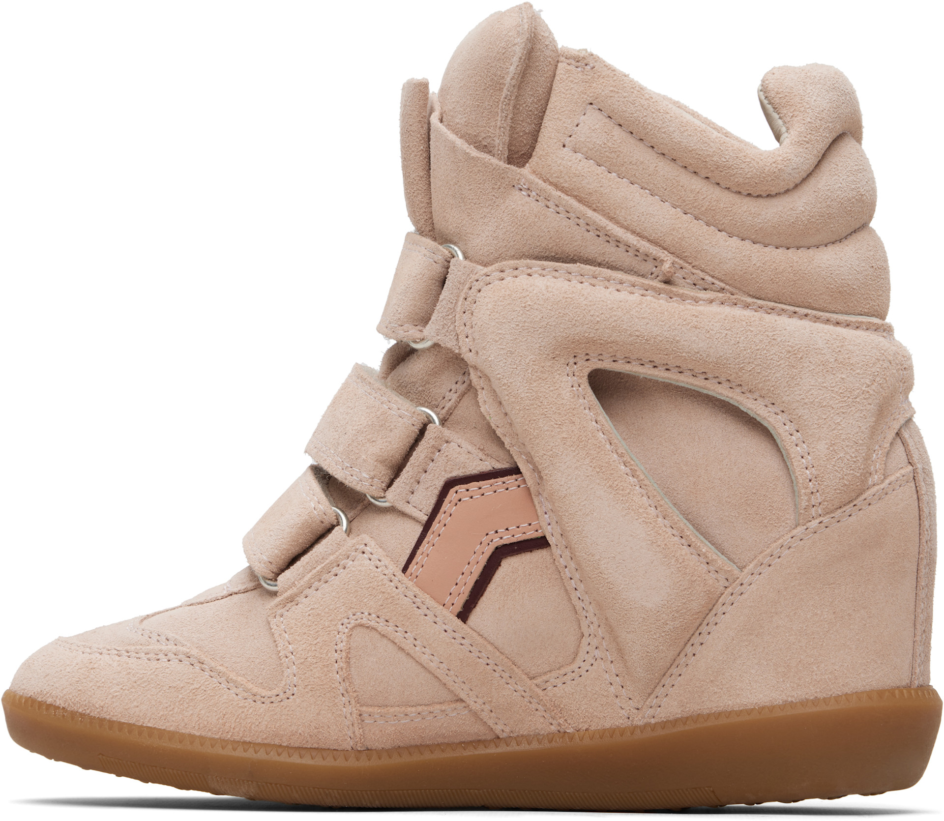 Isabel Marant: Pink Bekett Sneakers | SSENSE Canada