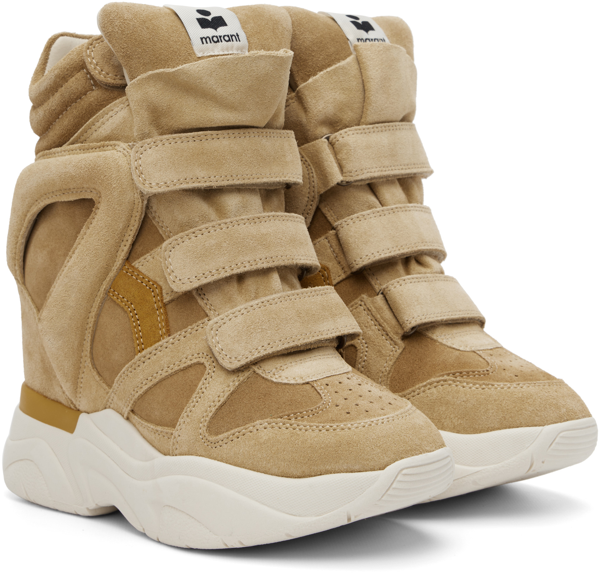 Isabel Marant - Baskets Balskee brun clair