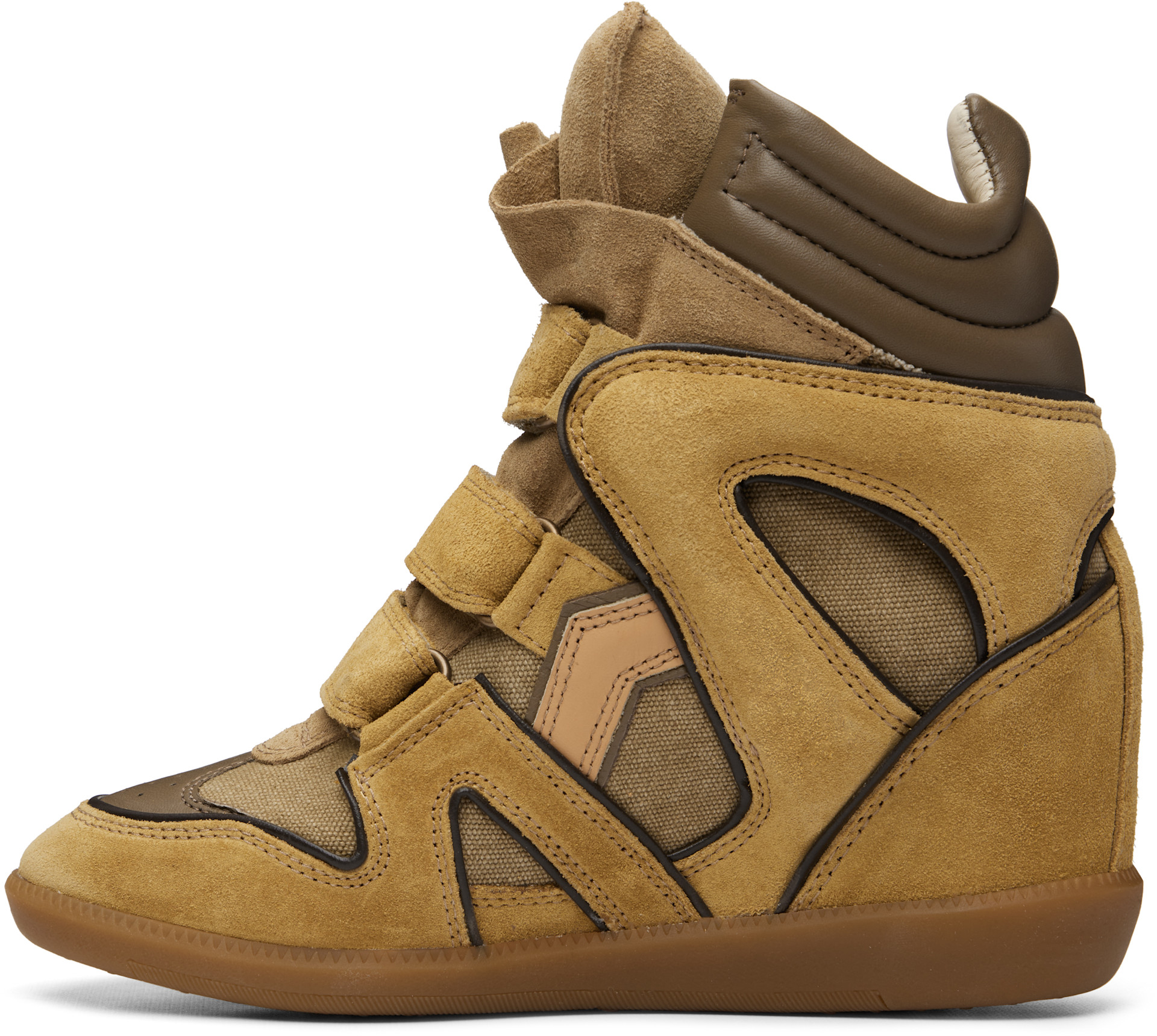 Isabel Marant: カーキ＆タン Bekett スニーカー | SSENSE 日本