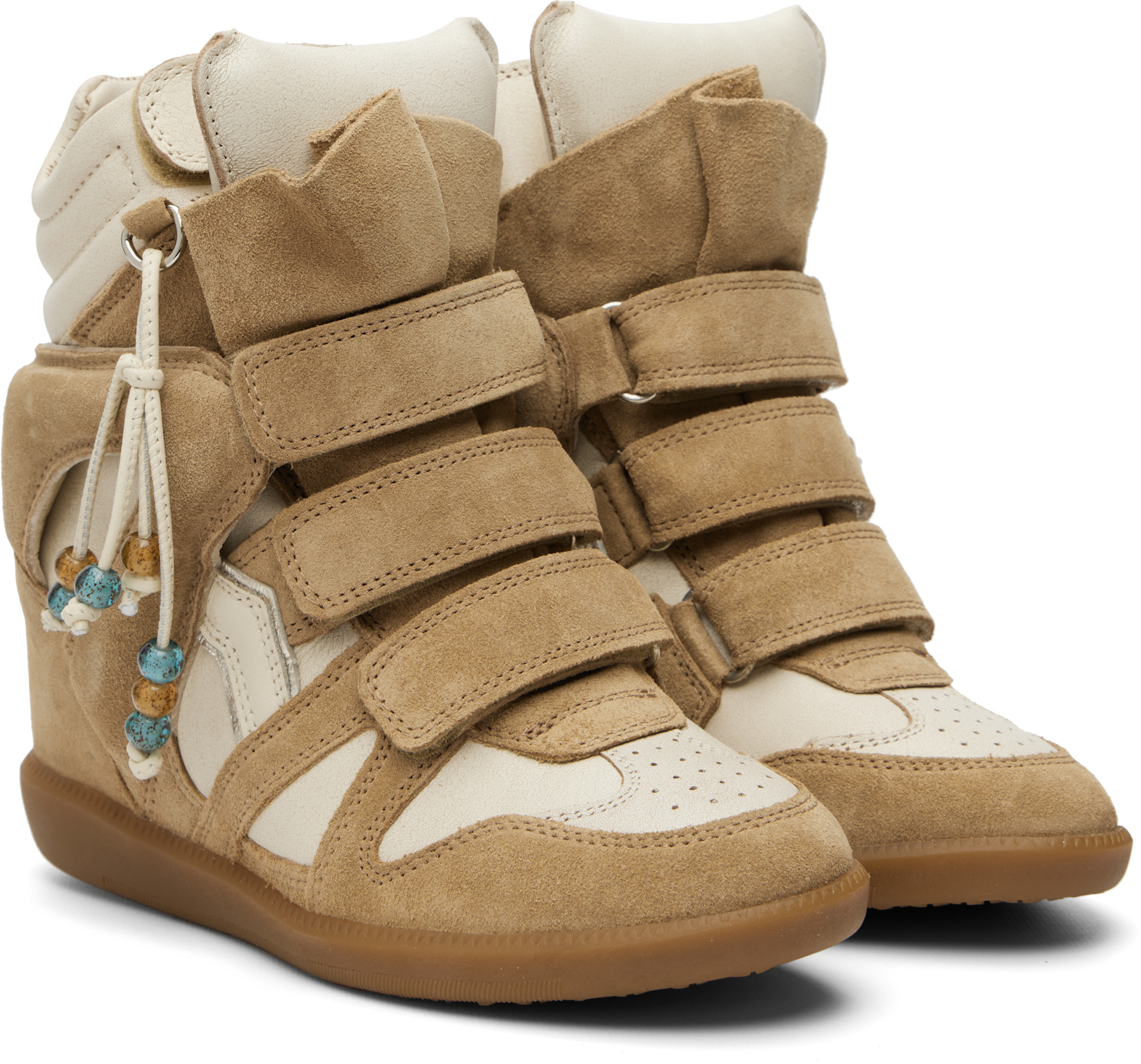 Isabel Marant - Baskets Bekett beige et gris