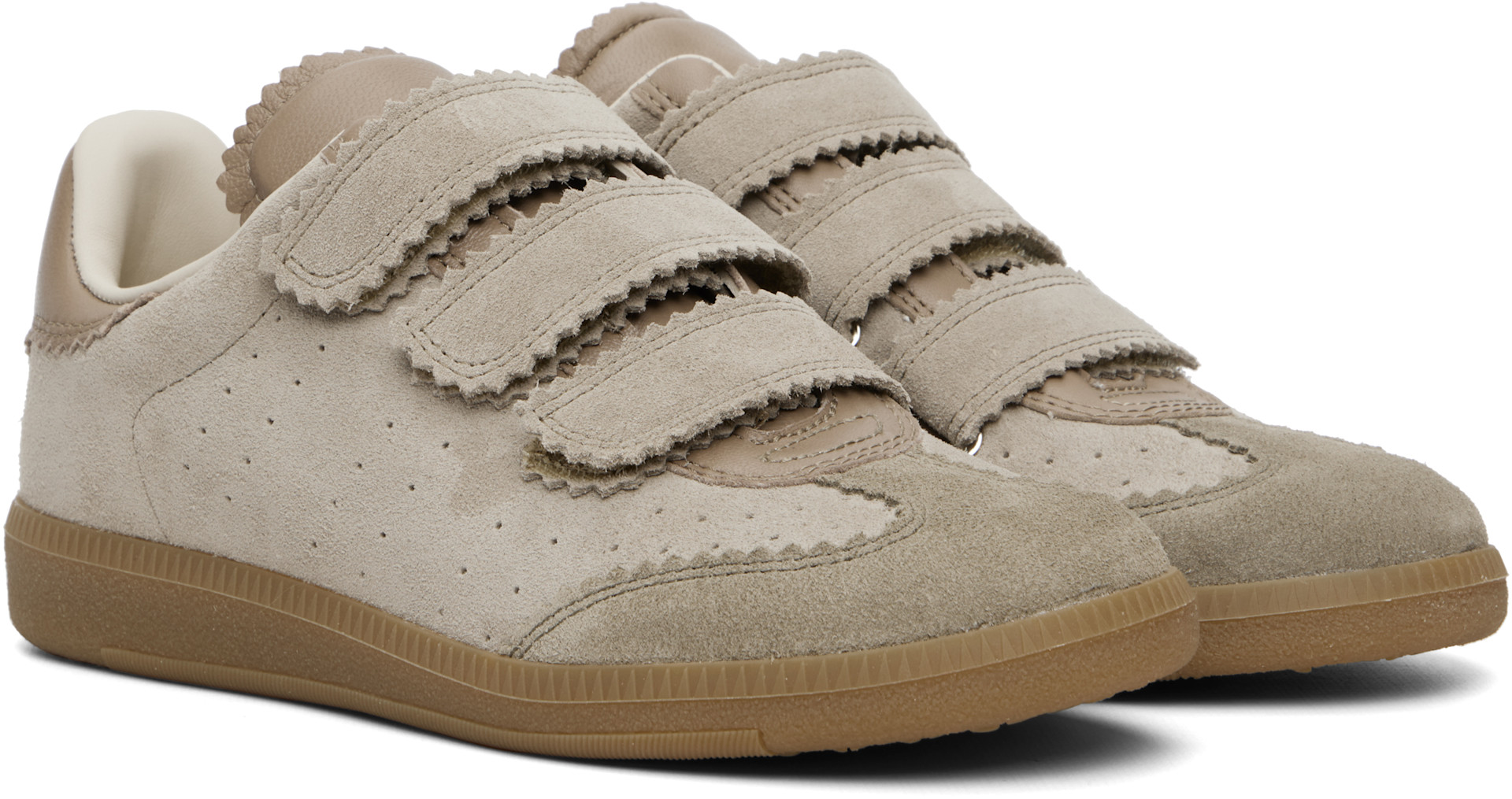 Isabel Marant: Taupe Beth Sneakers | SSENSE