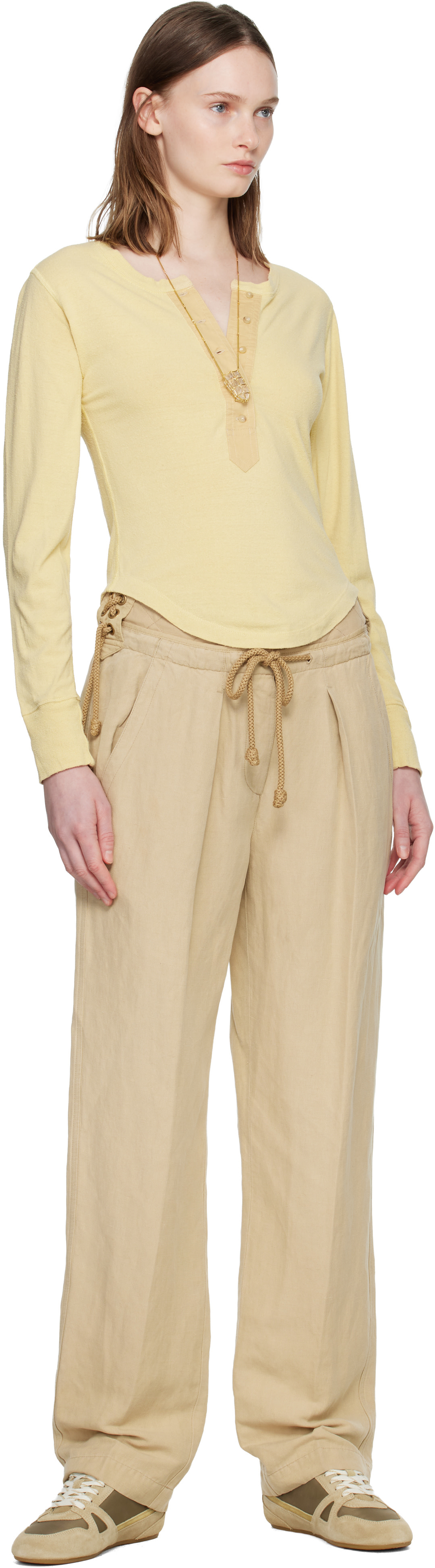 Isabel Marant - Baskets basses Senny kaki