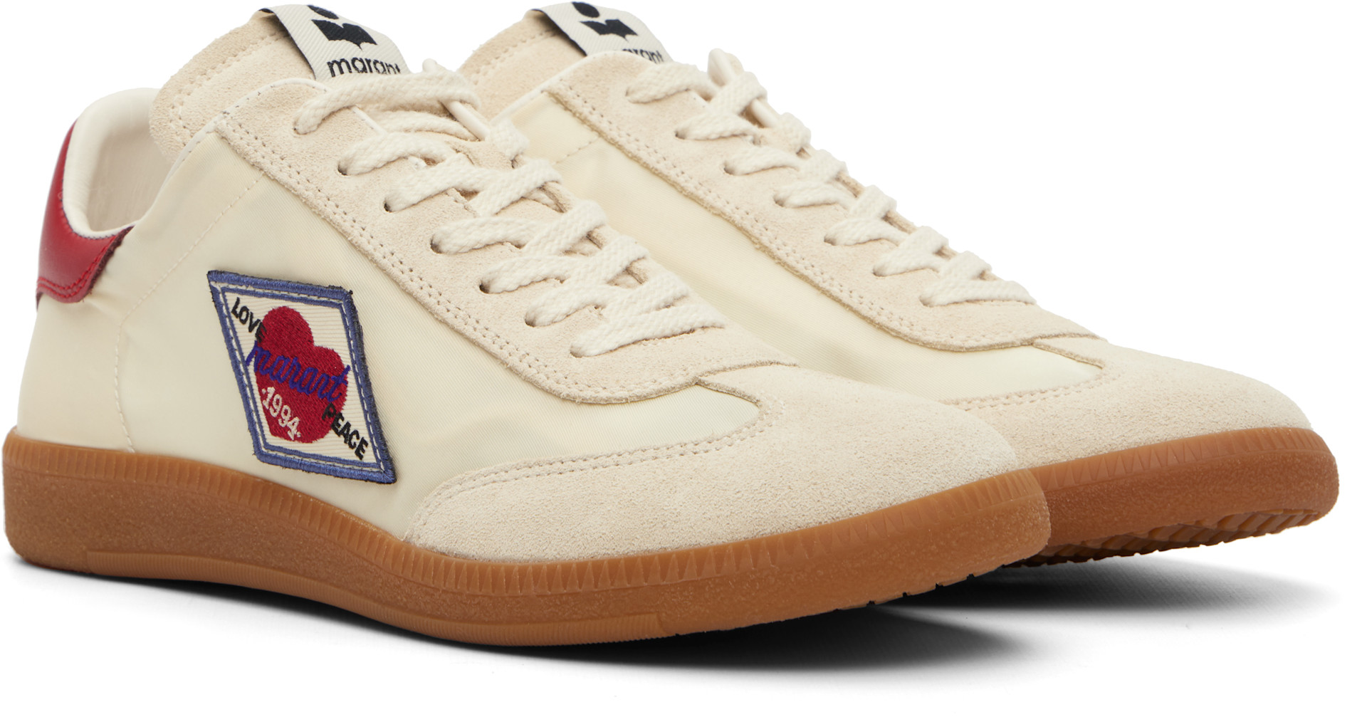 Isabel Marant - Baskets Kaycee blanc cassé