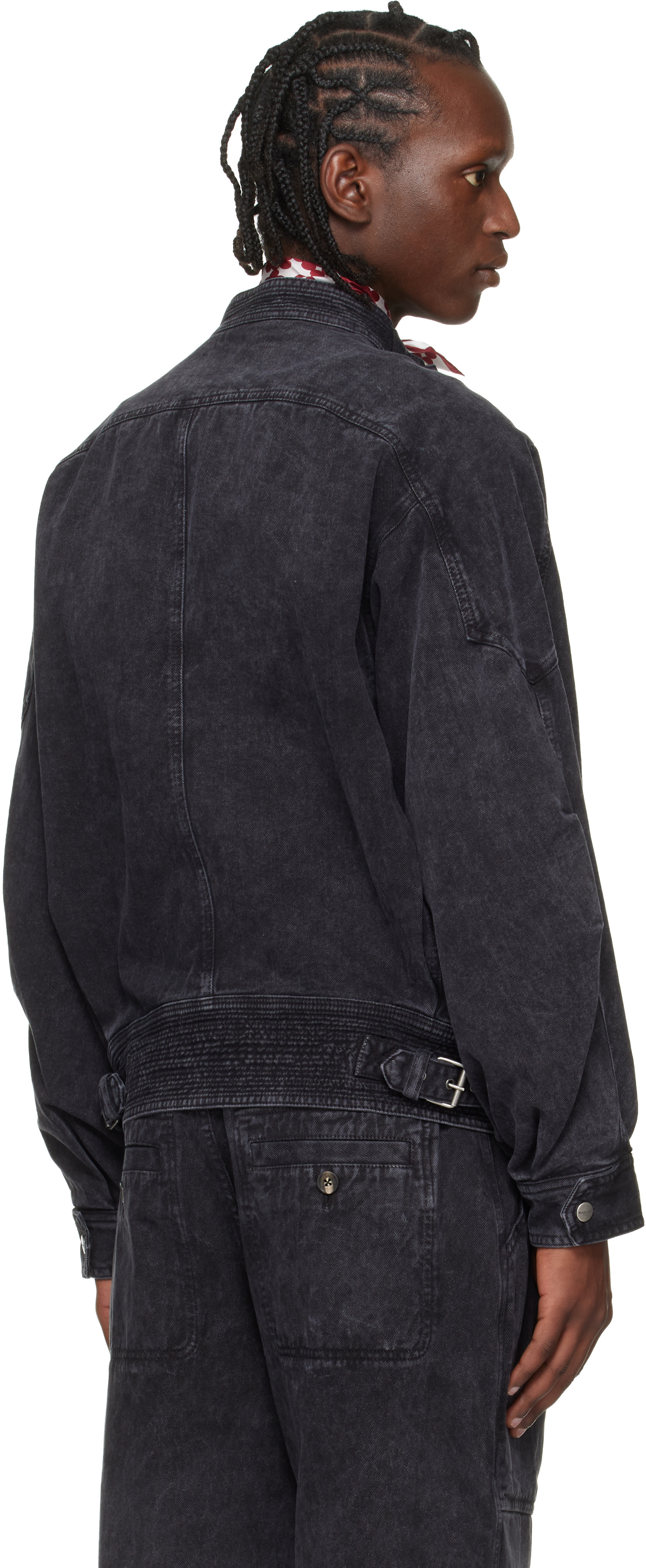 ISABEL MARANT 22AW PAOLO JACKET デニムジャケット Isabel Marant: Black Isaiah Denim Jacket | SSENSE