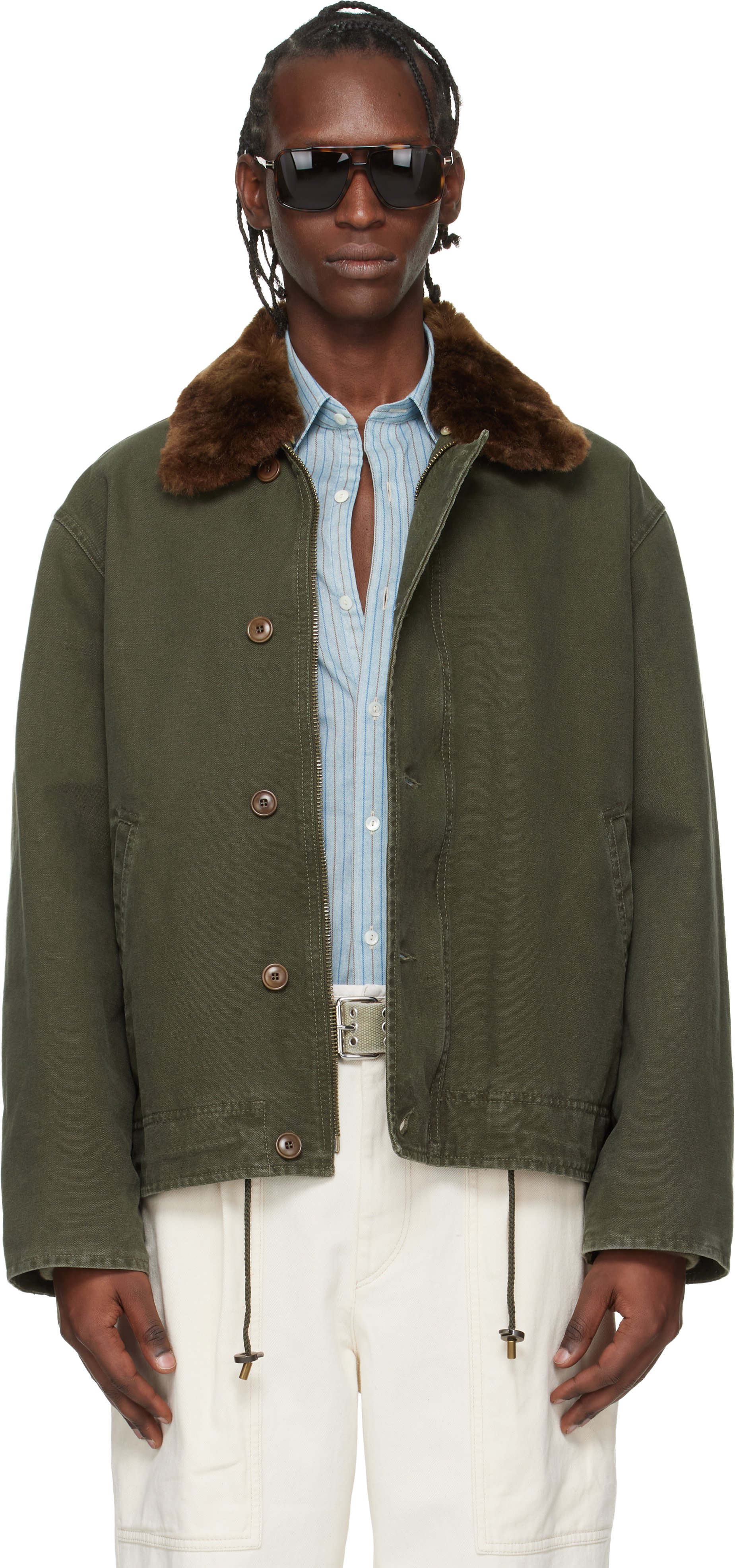 Isabel Marant - Blouson Andy kaki