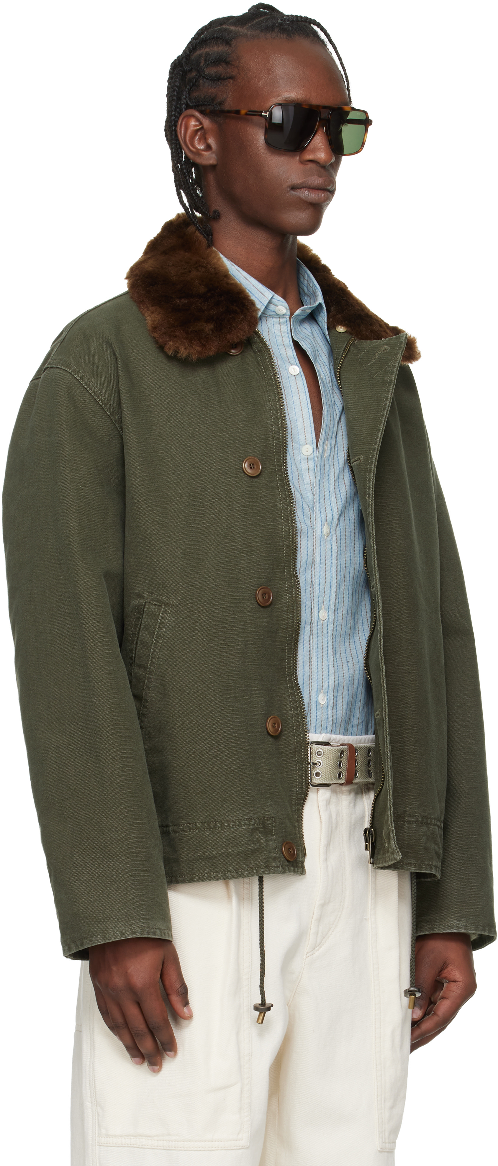 Isabel Marant - Blouson Andy kaki