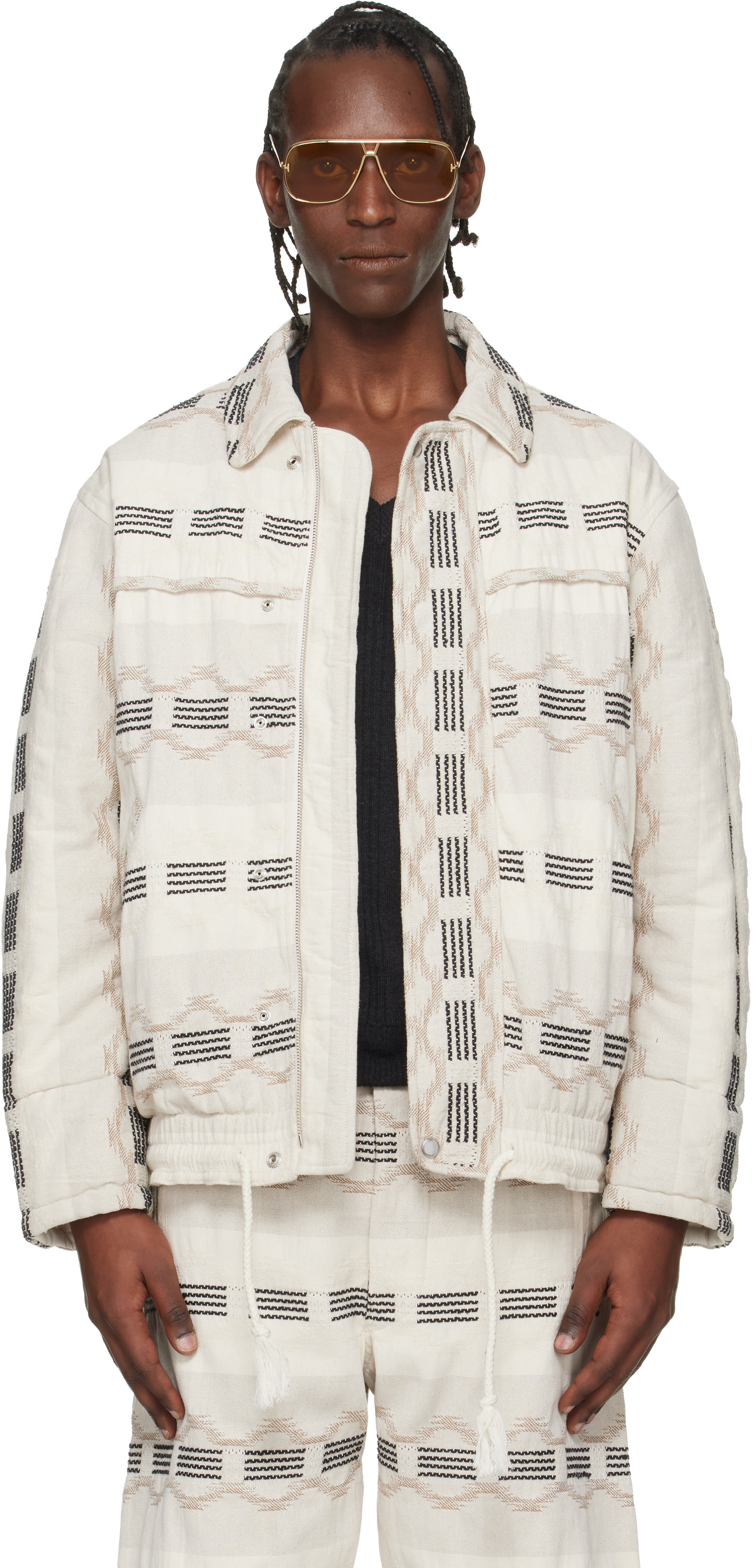 Isabel Marant - Blouson Deyis blanc cassé