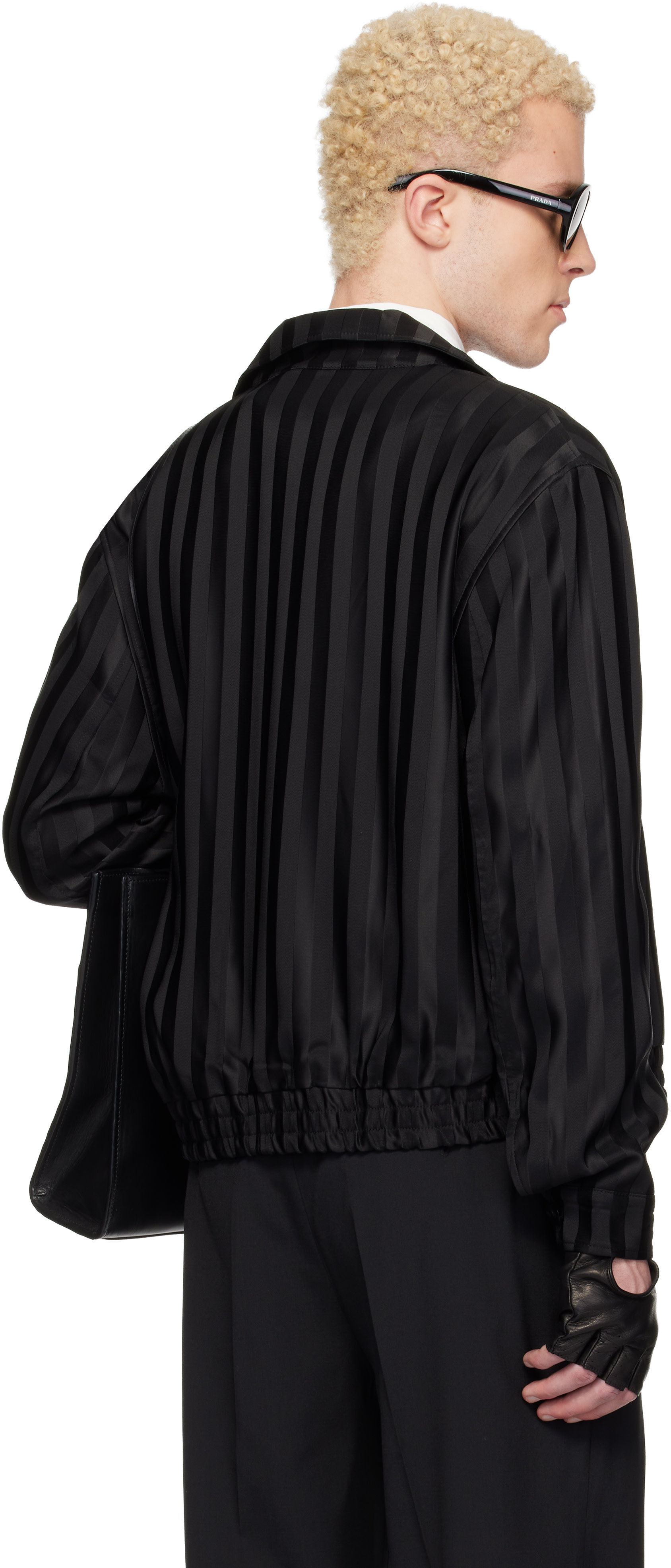 ERNEST W. BAKER - Blouson Harrington noir