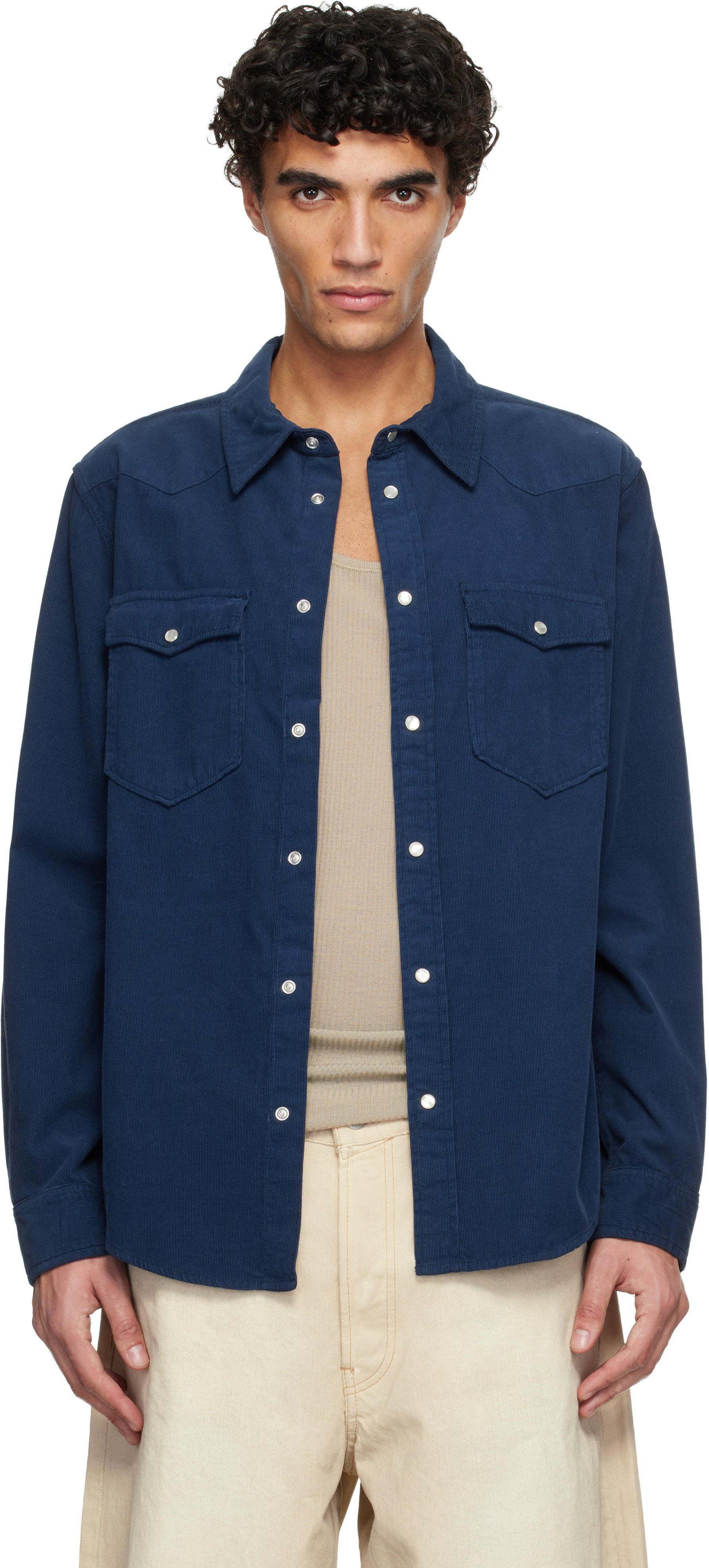 Isabel Marant - Navy Vasco Shirt