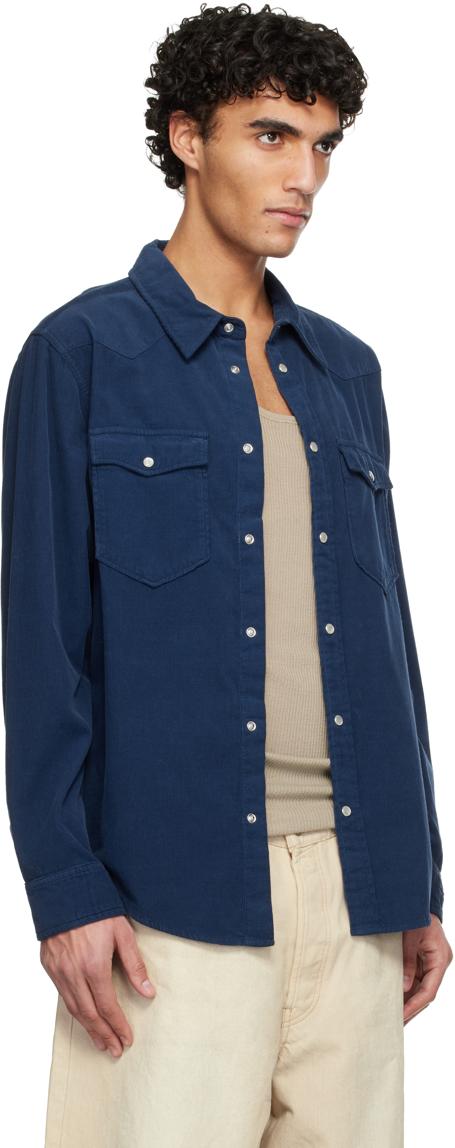 Isabel Marant - Navy Vasco Shirt