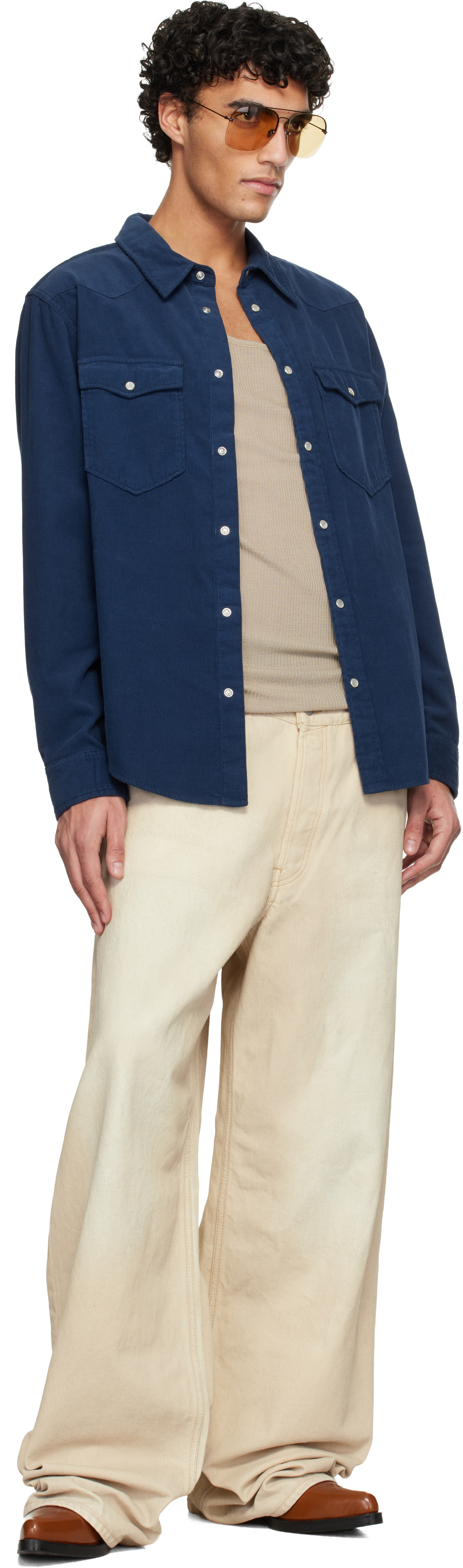 Isabel Marant - Navy Vasco Shirt