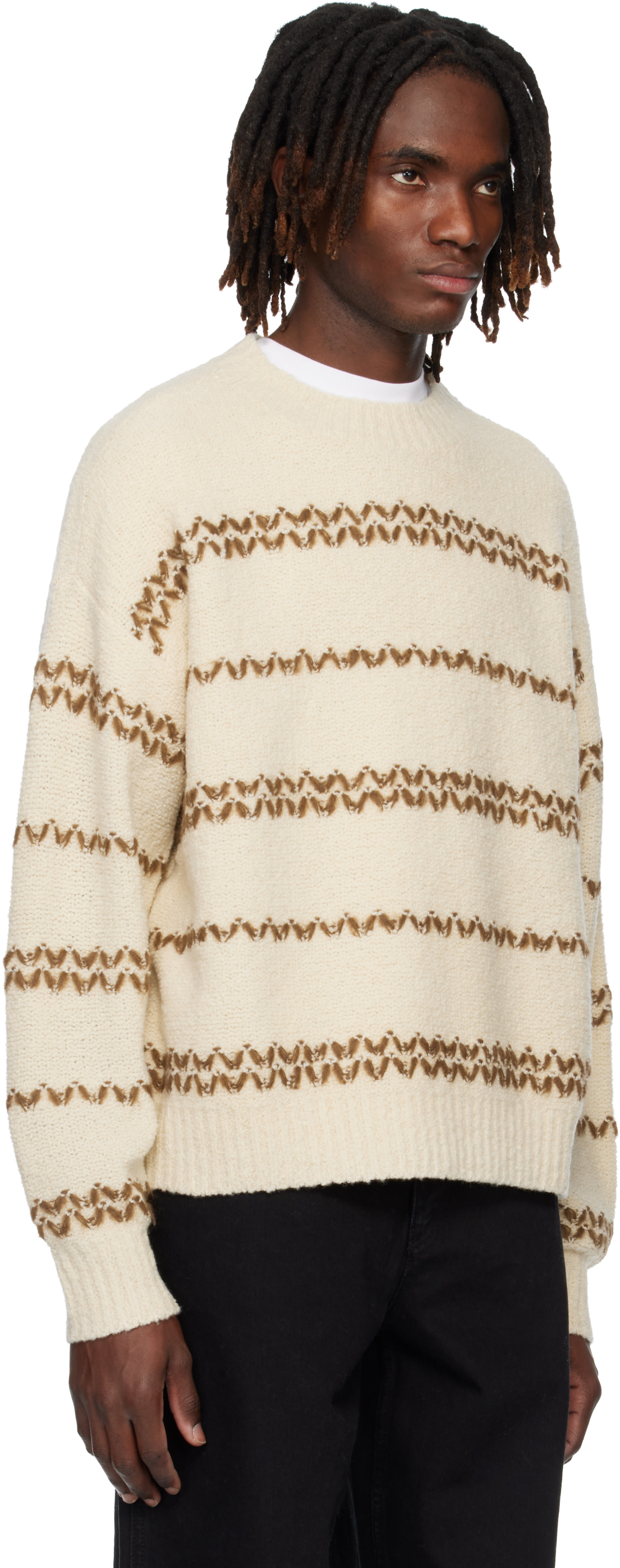 Isabel Marant - Pull Romain blanc cassé