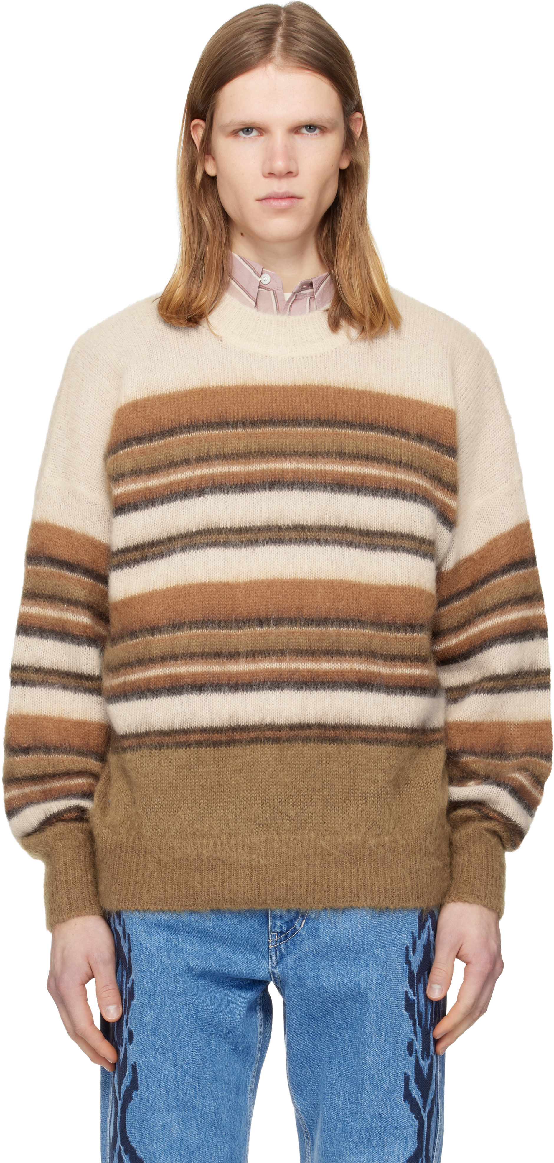 Isabel Marant: ベージュ＆ブラウン Drussellh セーター | SSENSE 日本