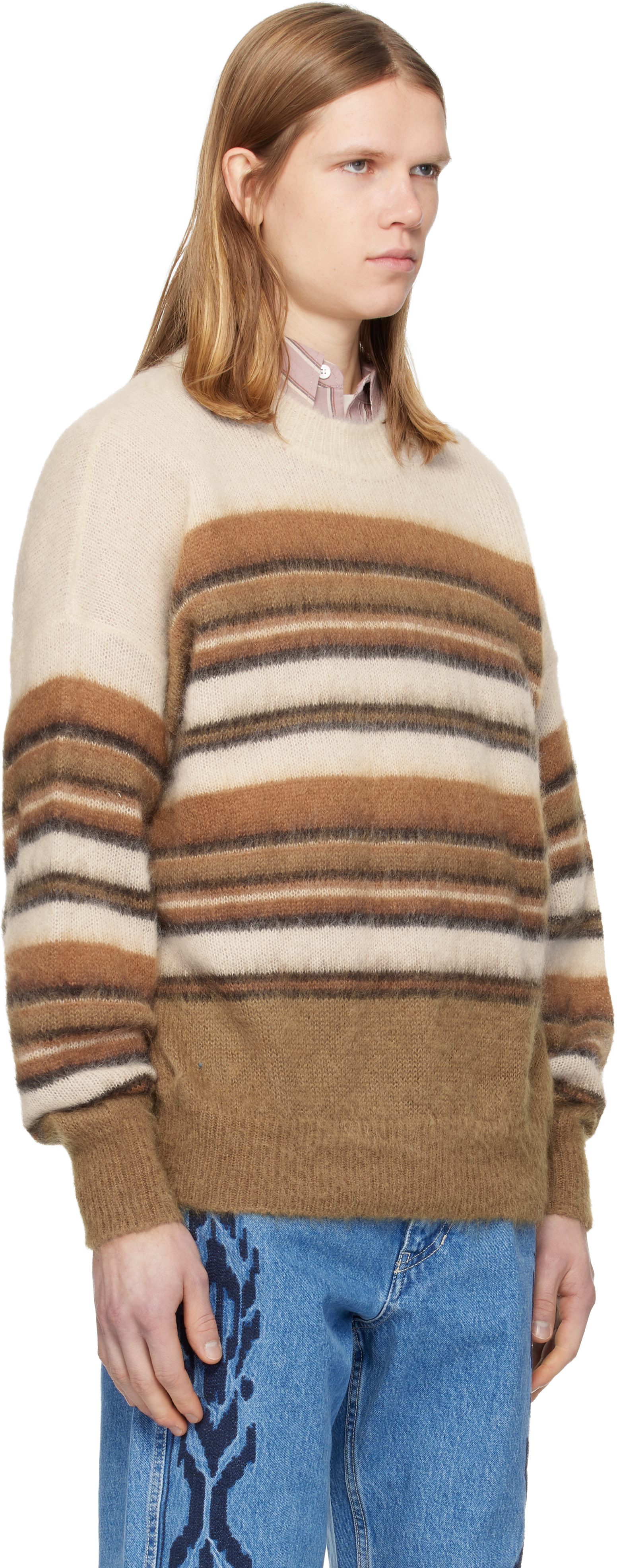 Isabel Marant - Pull Drussellh beige et brun