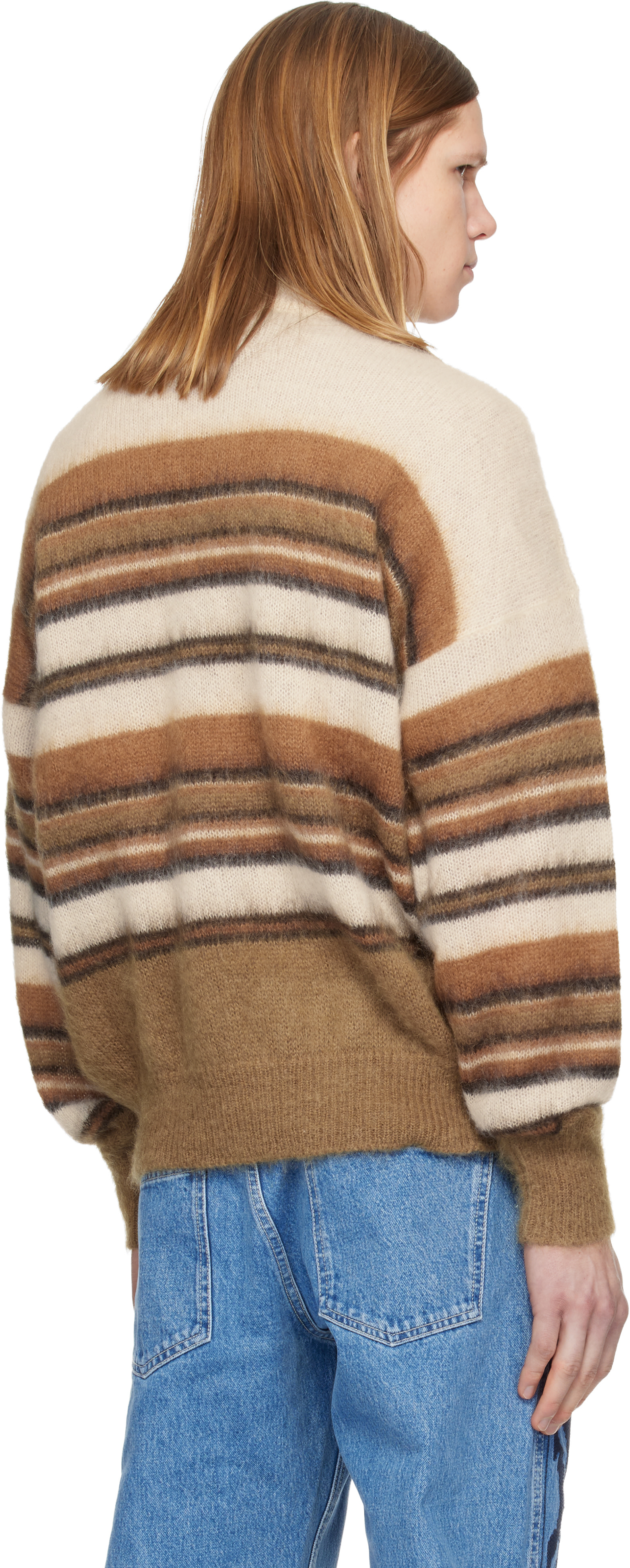 Isabel Marant - Pull Drussellh beige et brun