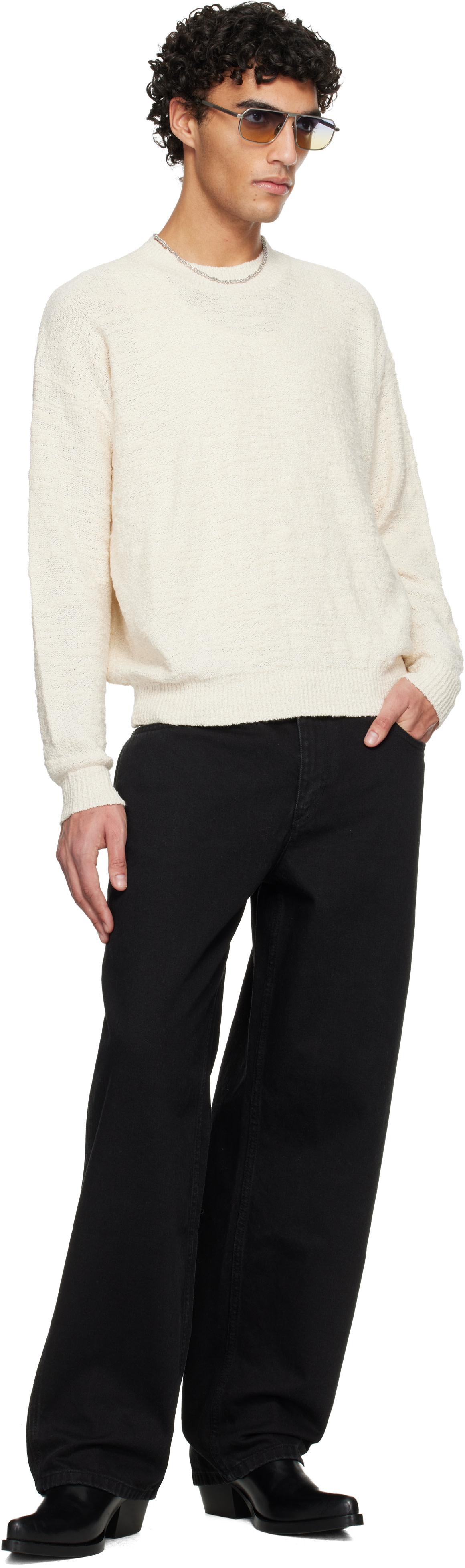 Isabel Marant - Pull Achille blanc cassé