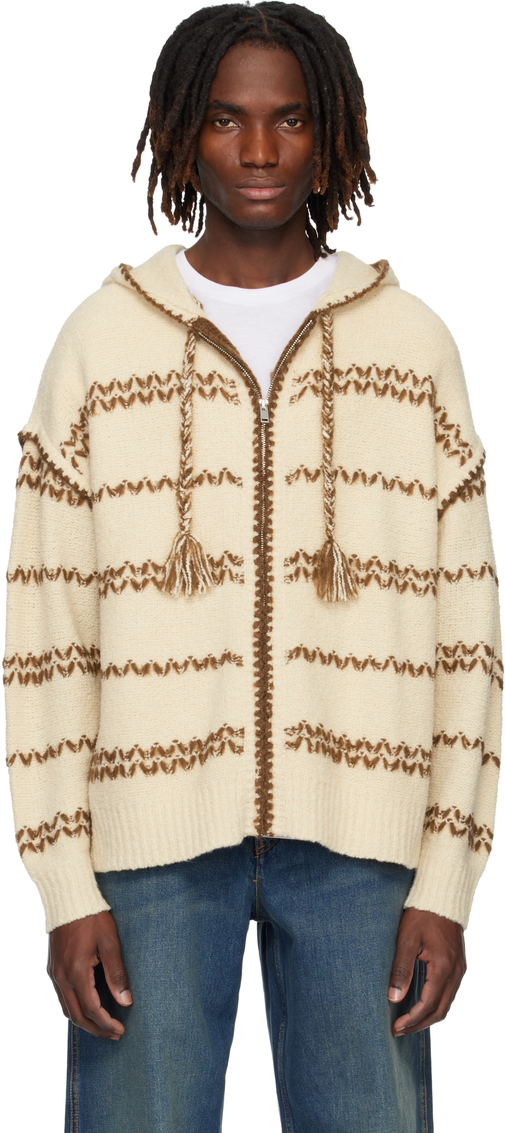 Isabel Marant - Pull à capuche Rolian blanc cassé