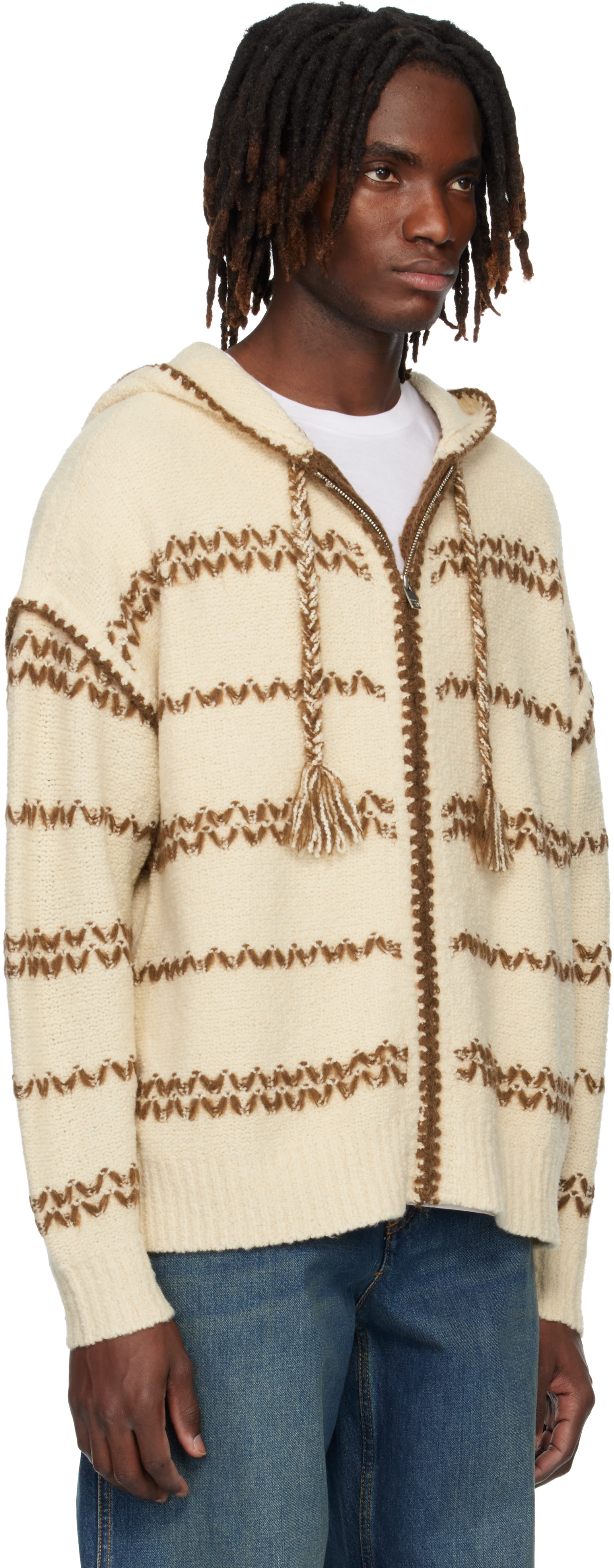 Isabel Marant - Pull à capuche Rolian blanc cassé