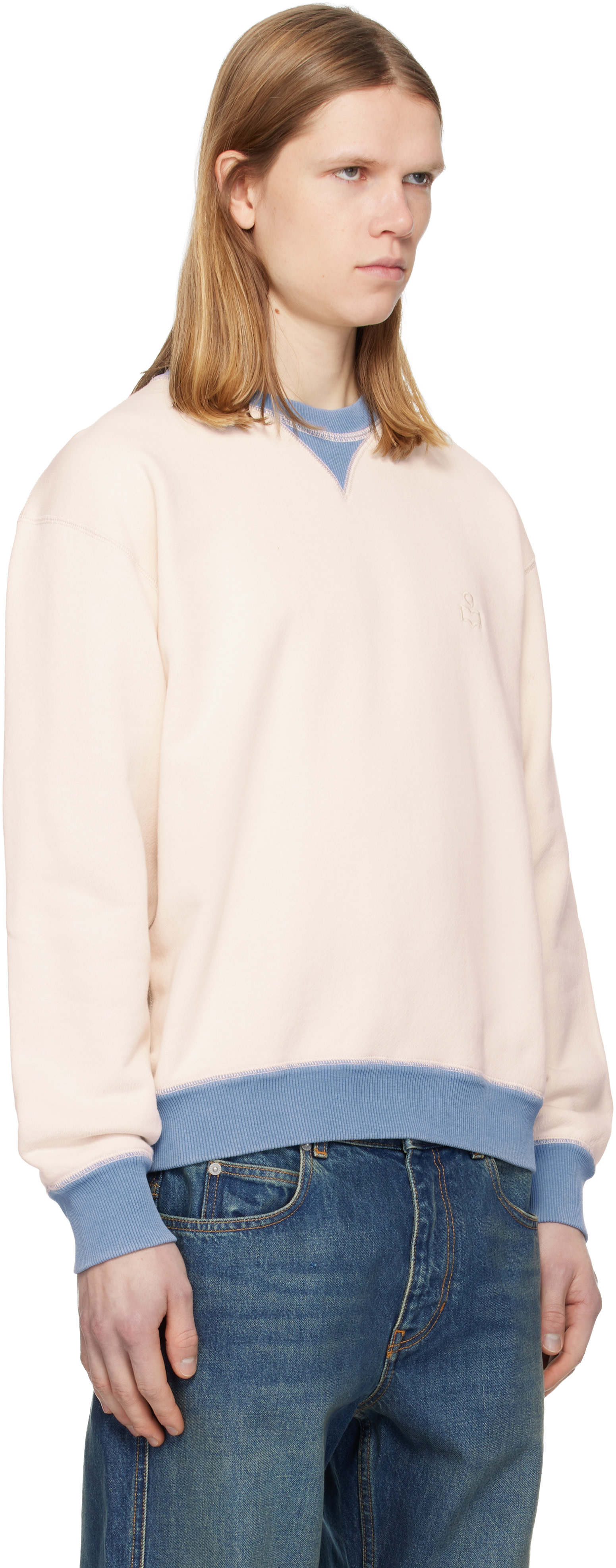 Isabel Marant - Off-White & Blue Miker Sweatshirt