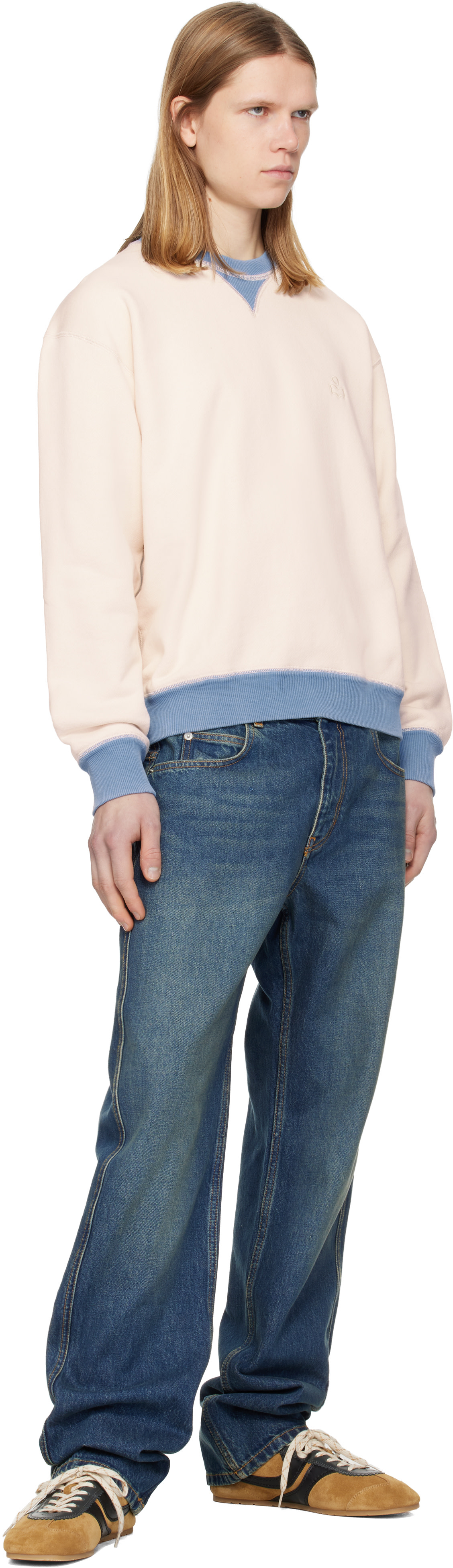 Isabel Marant - Off-White & Blue Miker Sweatshirt