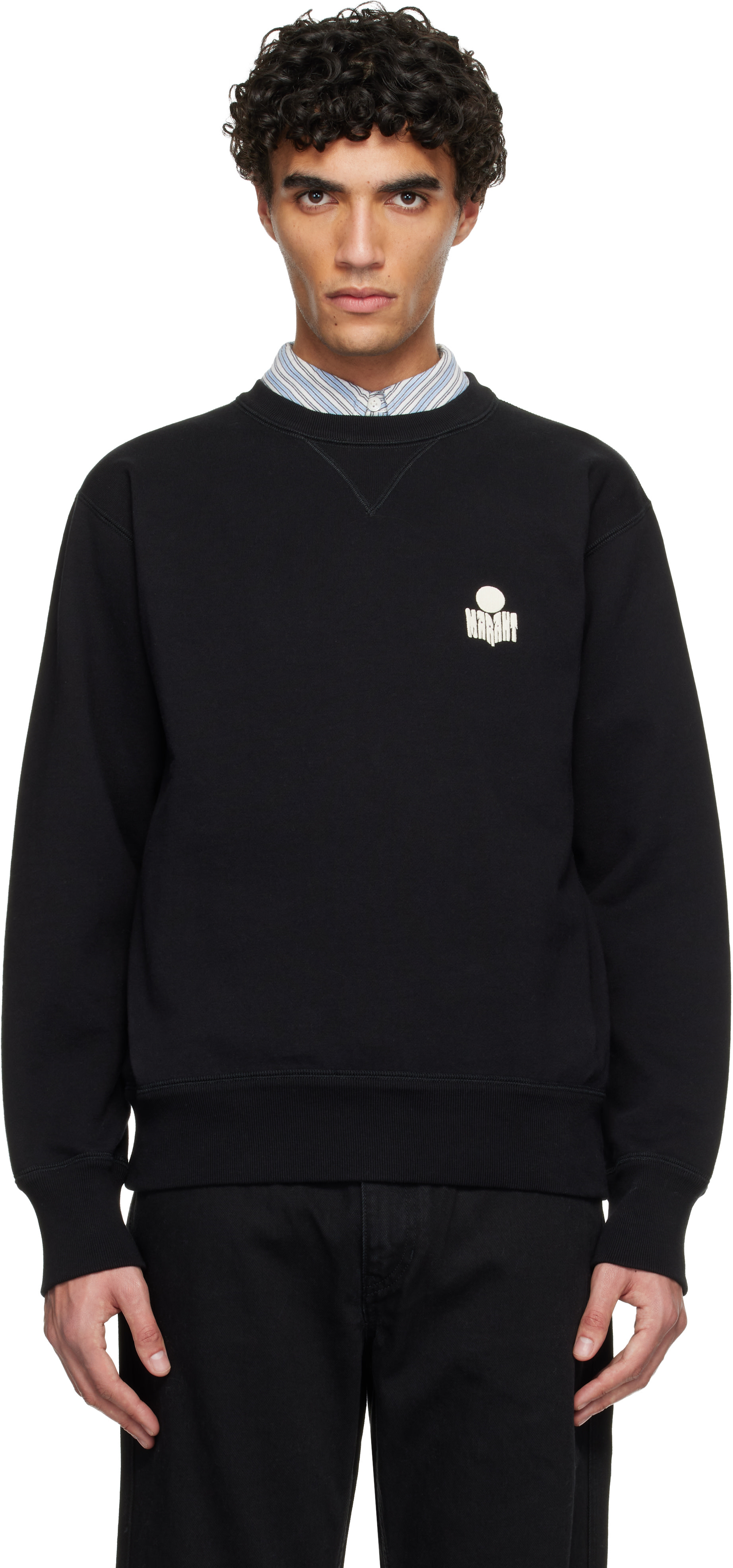 Isabel Marant - Pull molletonné Mike noir