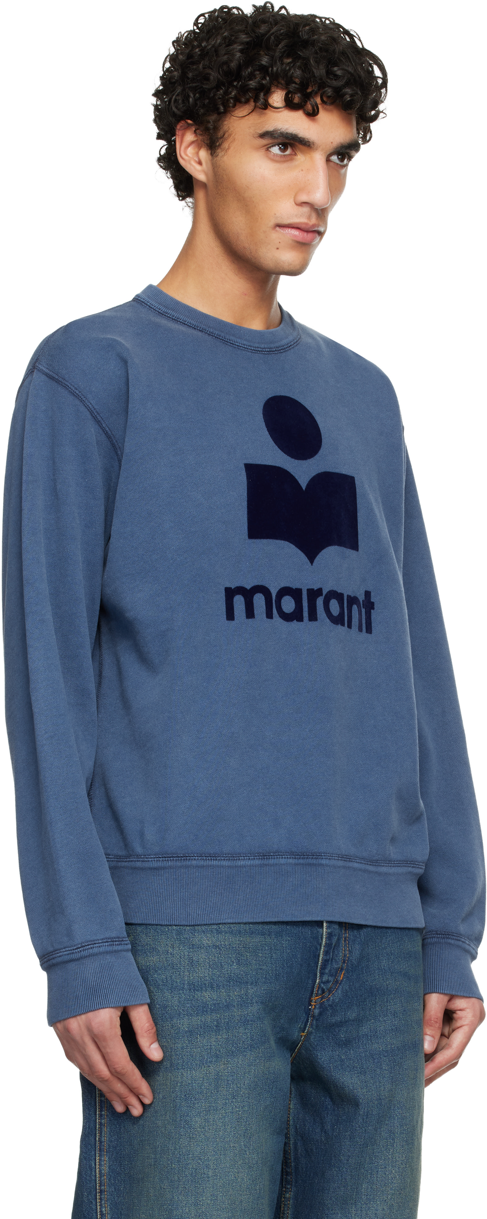 Isabel Marant - Pull molletonné Mikoy bleu