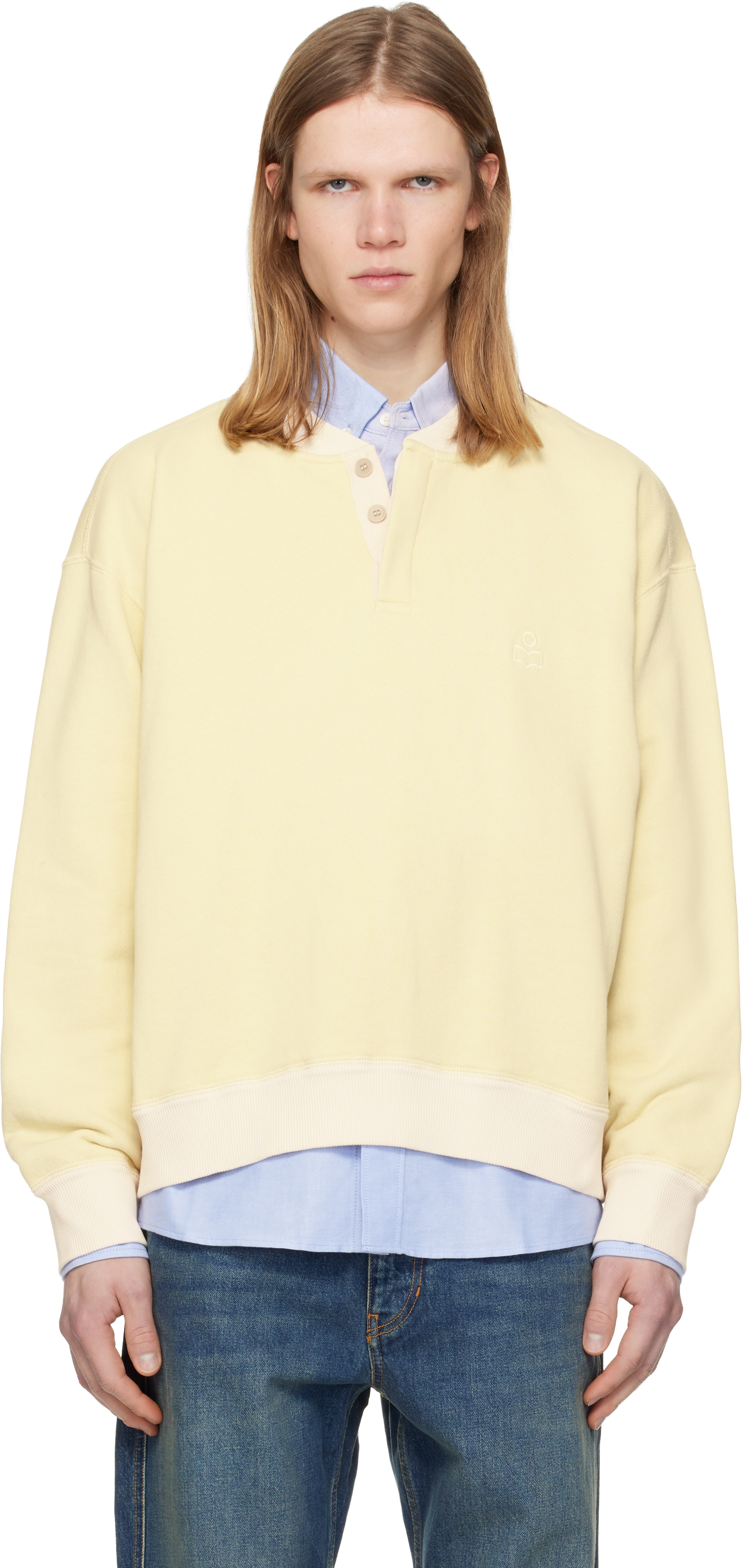 Isabel Marant - Pull molletonné Mathias jaune