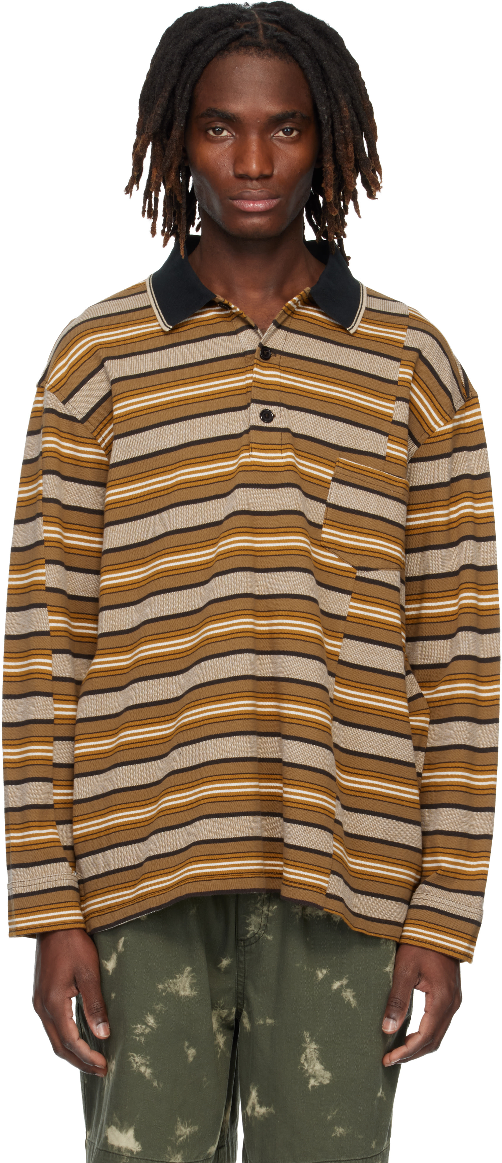 Isabel Marant - Orange & Brown Sorel Polo