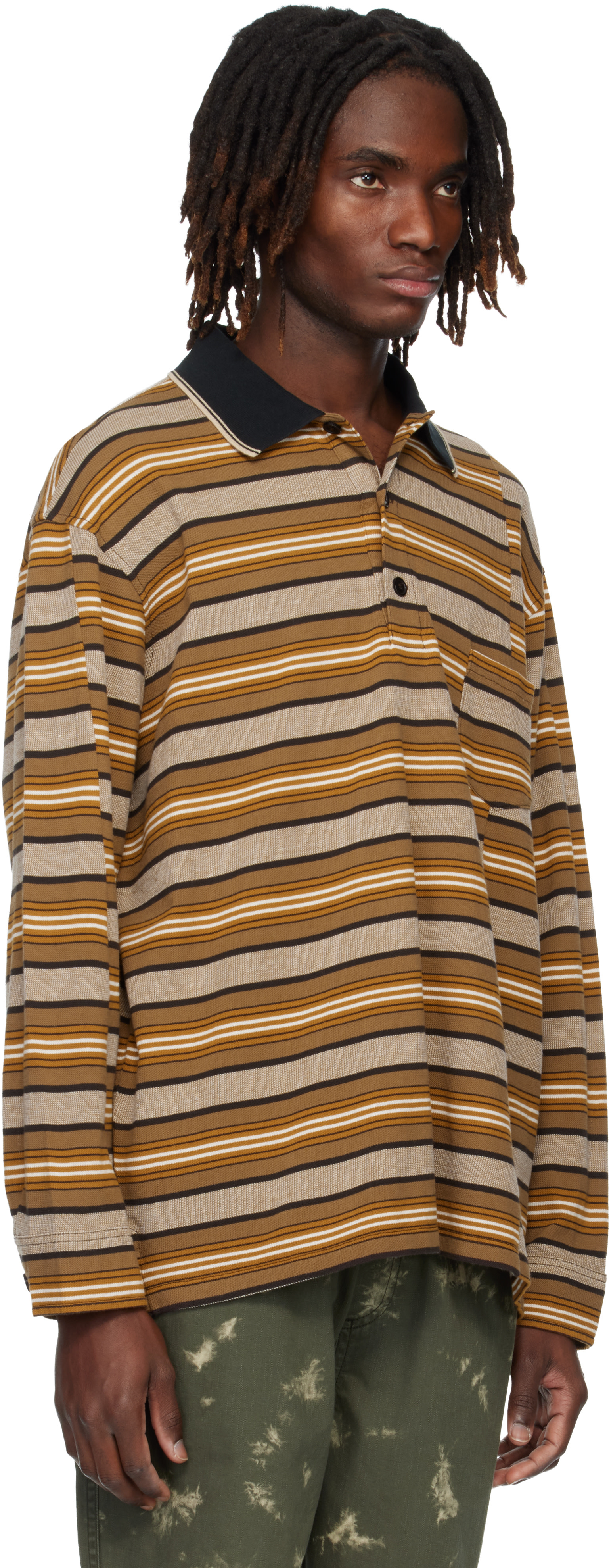Isabel Marant - Orange & Brown Sorel Polo