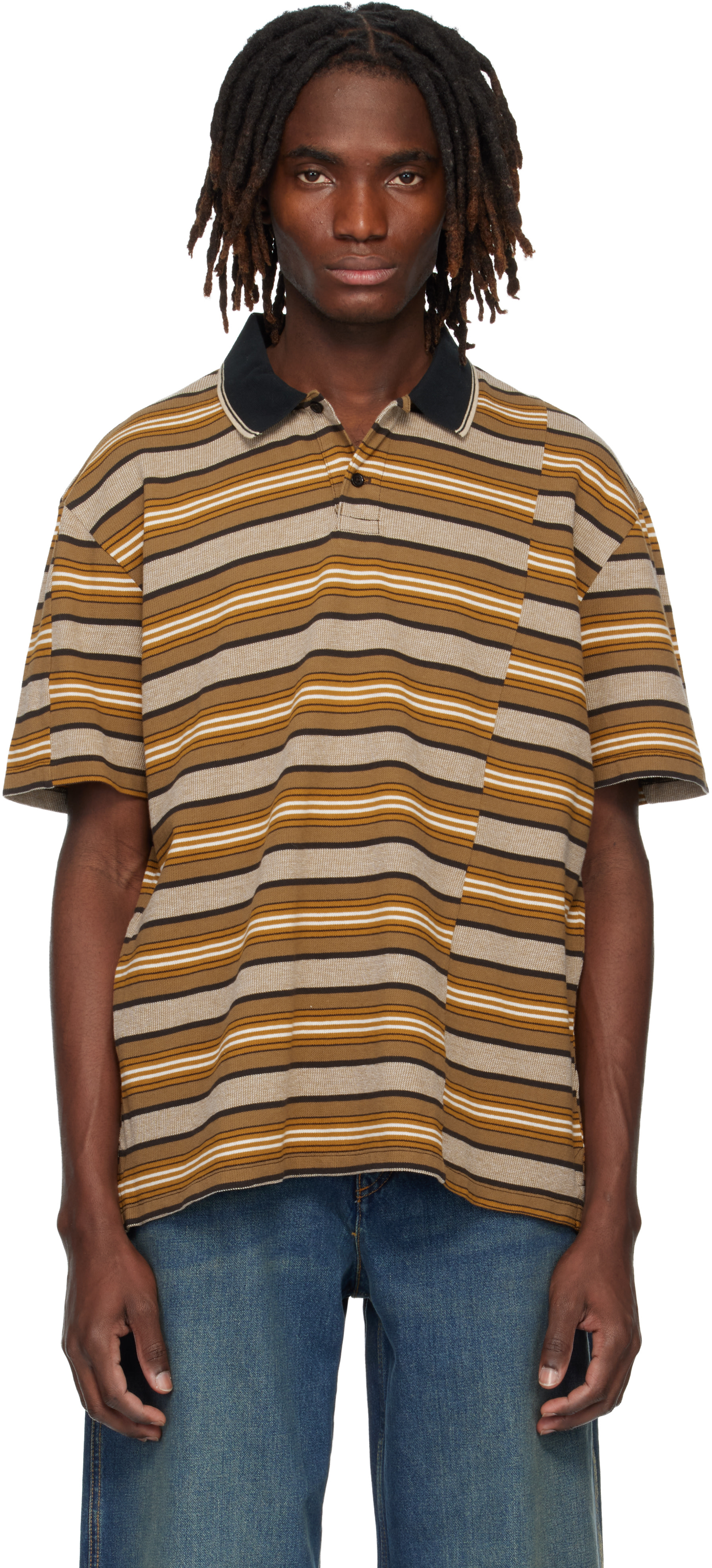 Isabel Marant - Orange & Brown Safko Polo