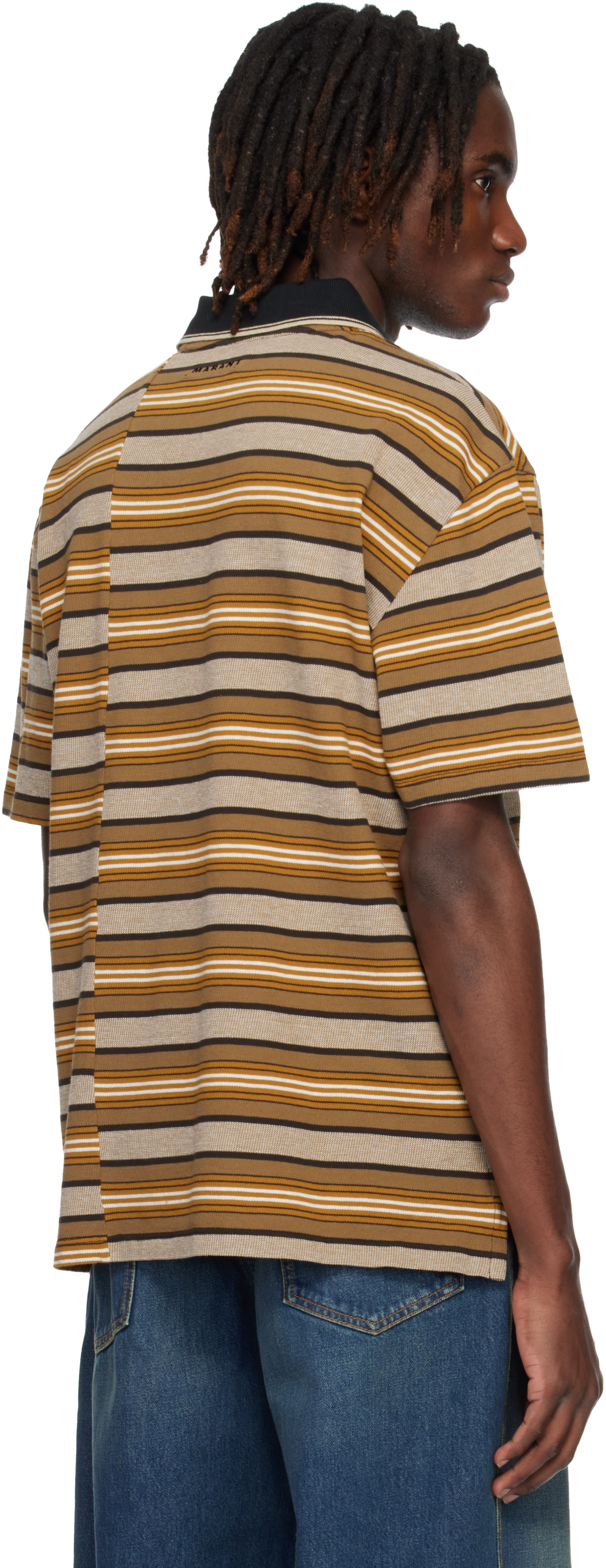 Isabel Marant - Orange & Brown Safko Polo