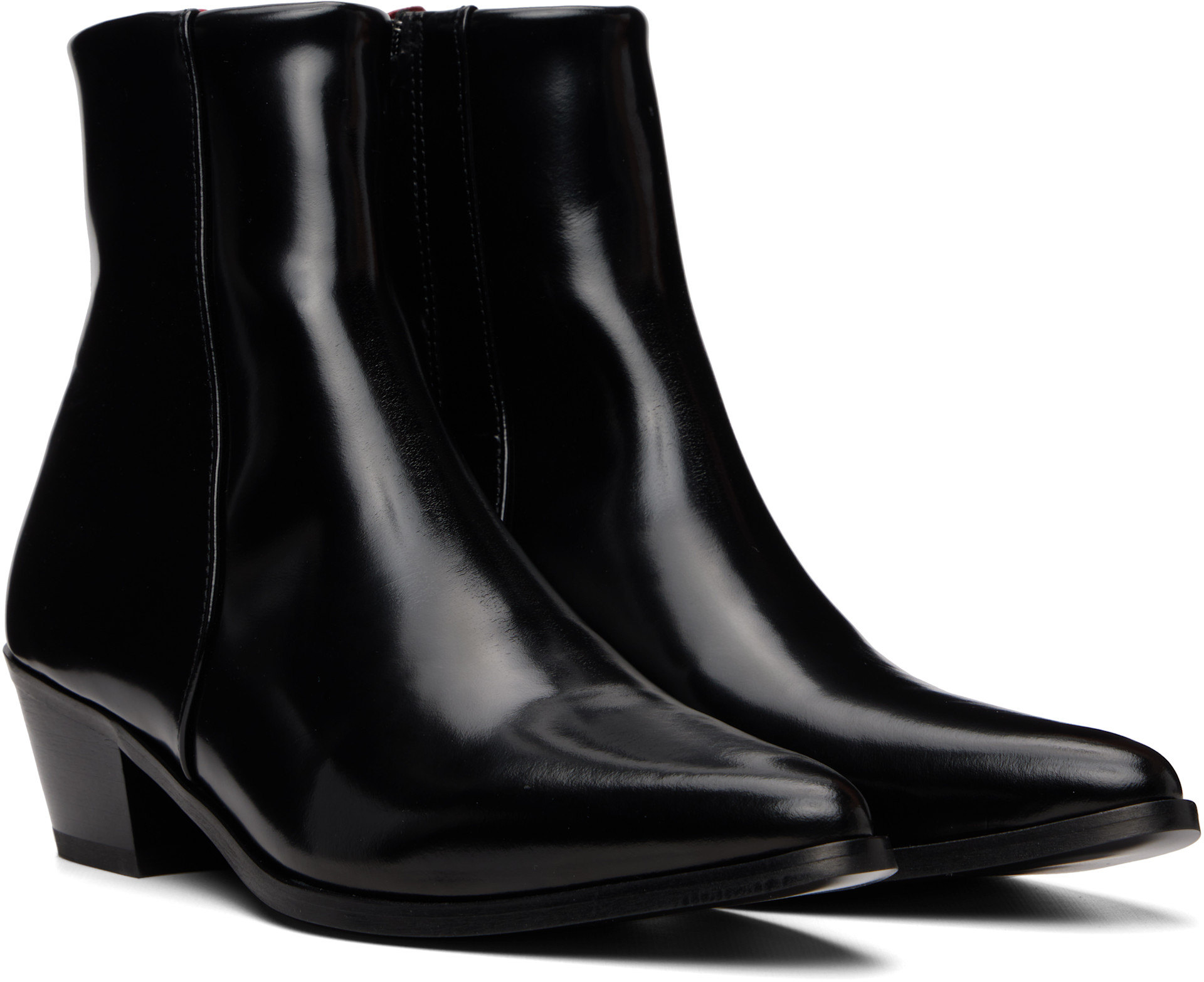 Ernest W. Baker: Black 70's Boots | SSENSE